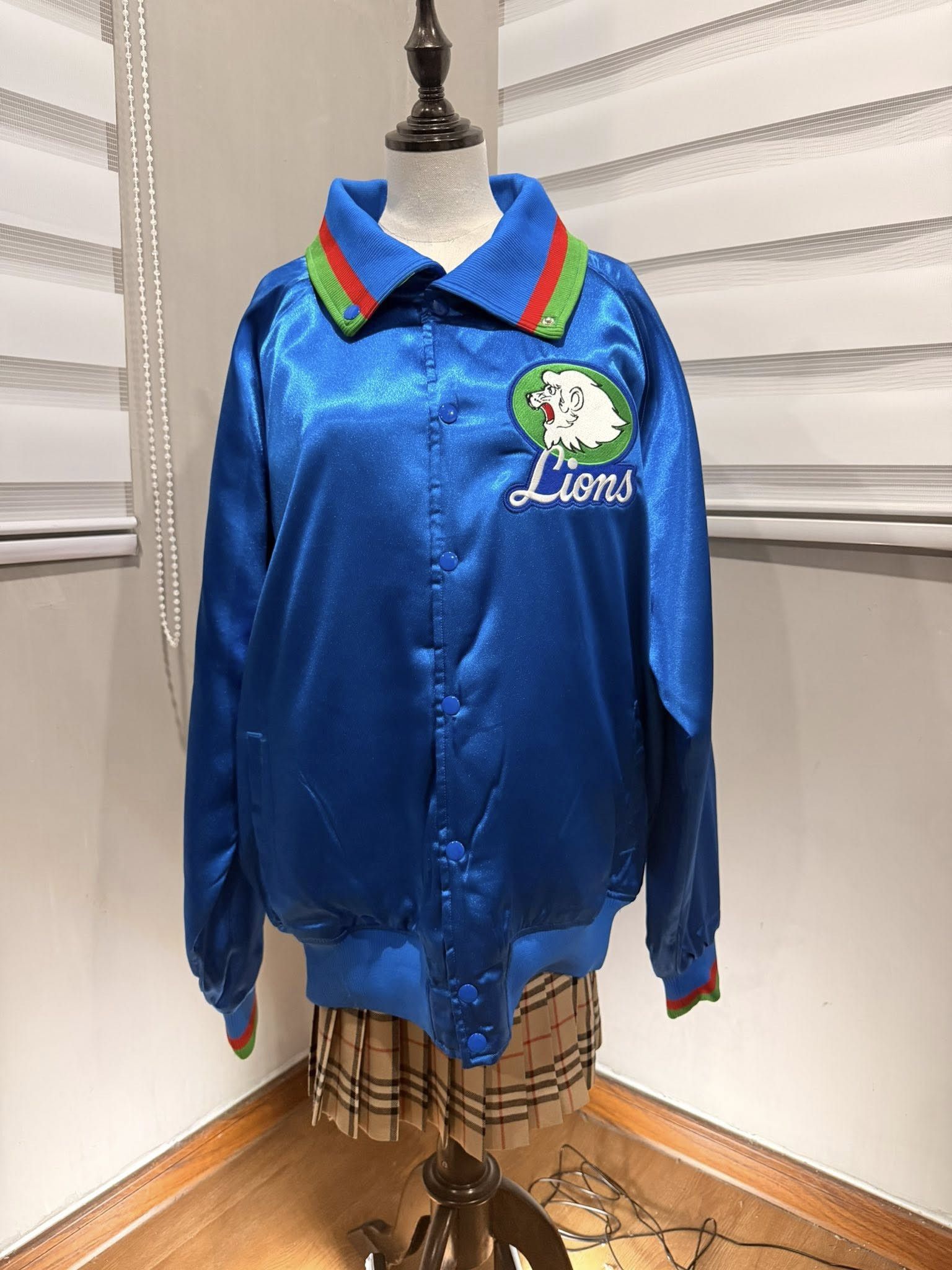 Japanese Brand SEIBU Lions X fanatics TEZUKA PRODUCTION JACKET XL 3324 Size US XL / EU 56 / 4 - 3 Thumbnail