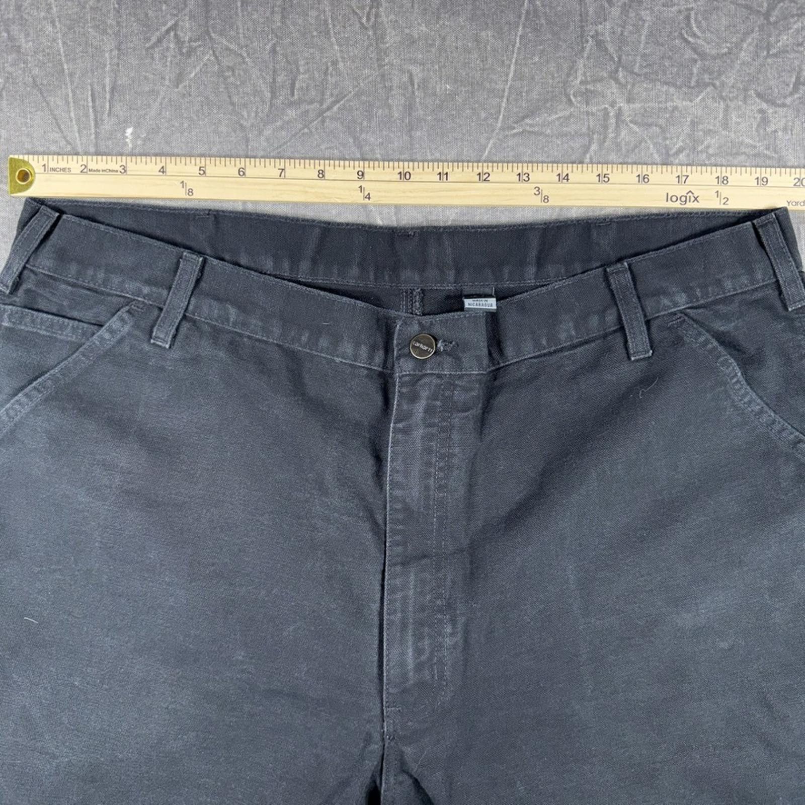 Carhartt Carhartt Jeans Men's 42x34 Black Pants 3 Size US 42 / EU 58 - 4 Thumbnail