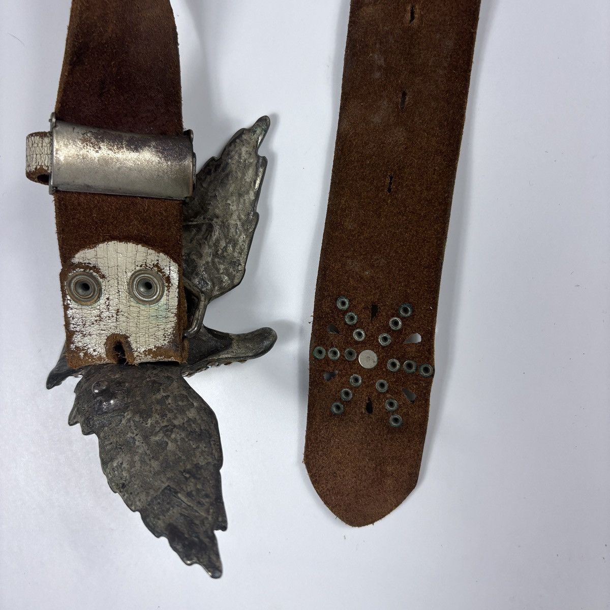Vintage Vintage studded leather belt Size ONE SIZE - 6 Thumbnail