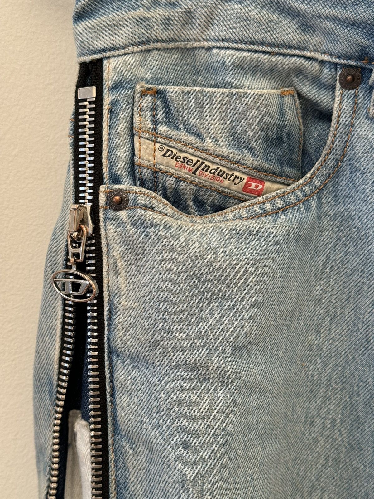 Diesel DIESEL double zip DENIM Size US 29 - 3 Thumbnail