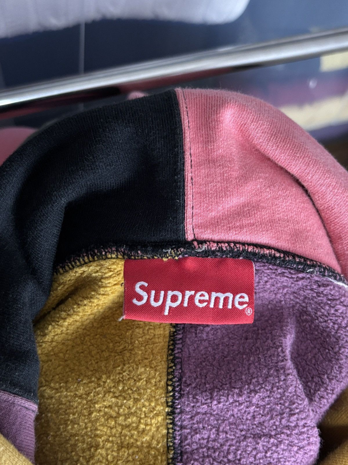 Supreme Supreme Patchwork Hoodie Streetwear Vintage Size US M / EU 48-50 / 2 - 9 Thumbnail