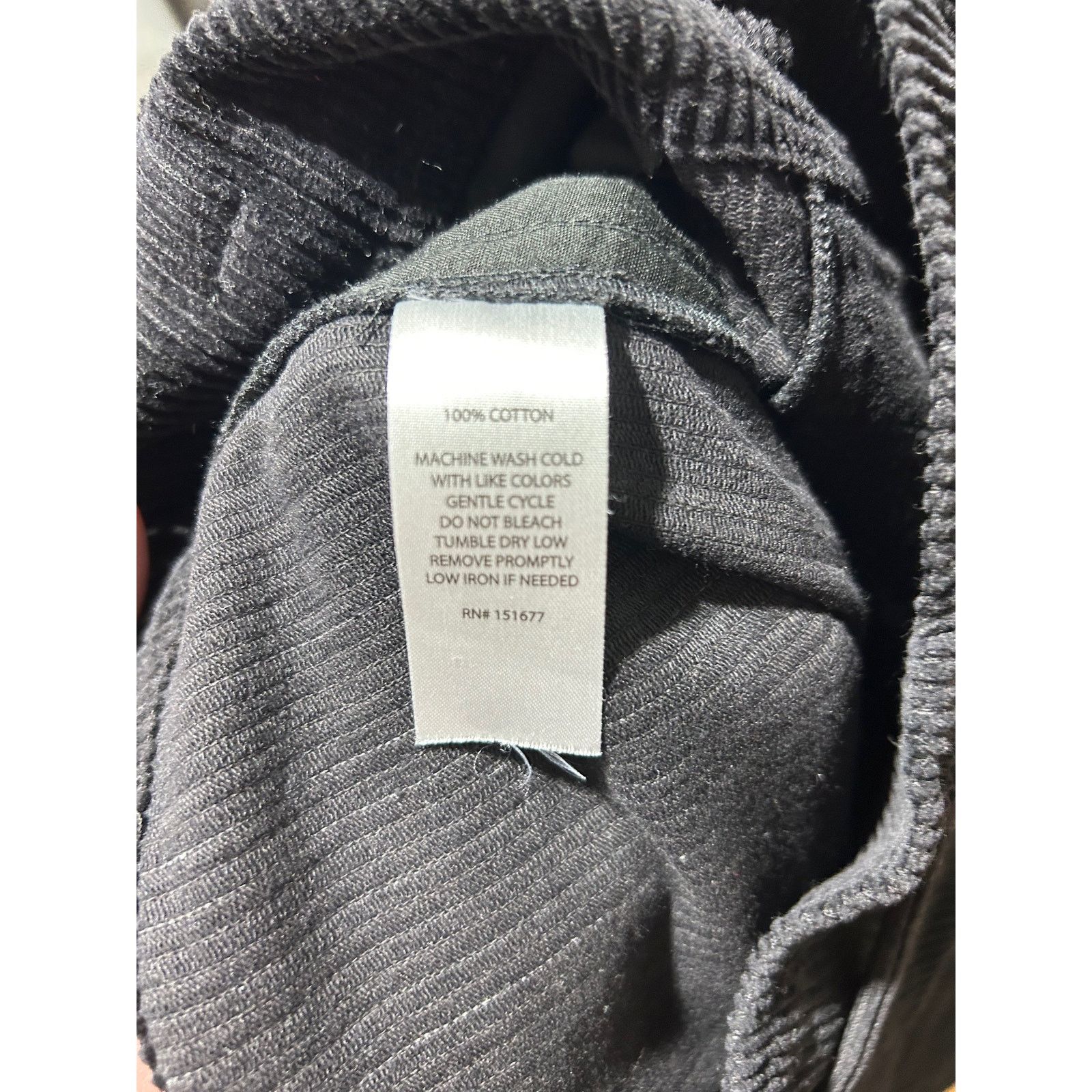 Other OAK CORDUROY BLACK DROP CROTCH PANTS MEDIUM Size US 38 / EU 54 - 3 Thumbnail