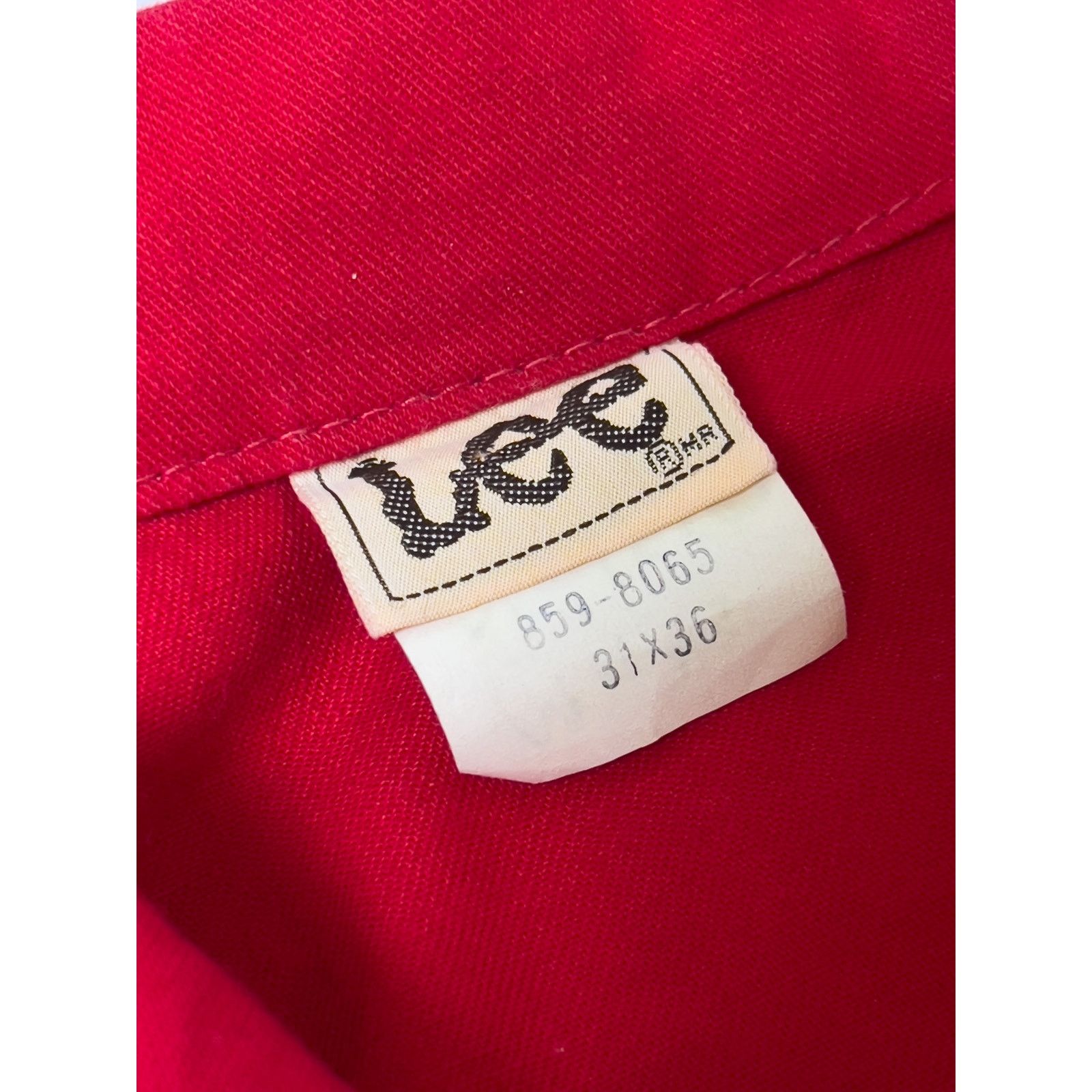 Vintage '70s Union-All Red Overall With Talon Zipper