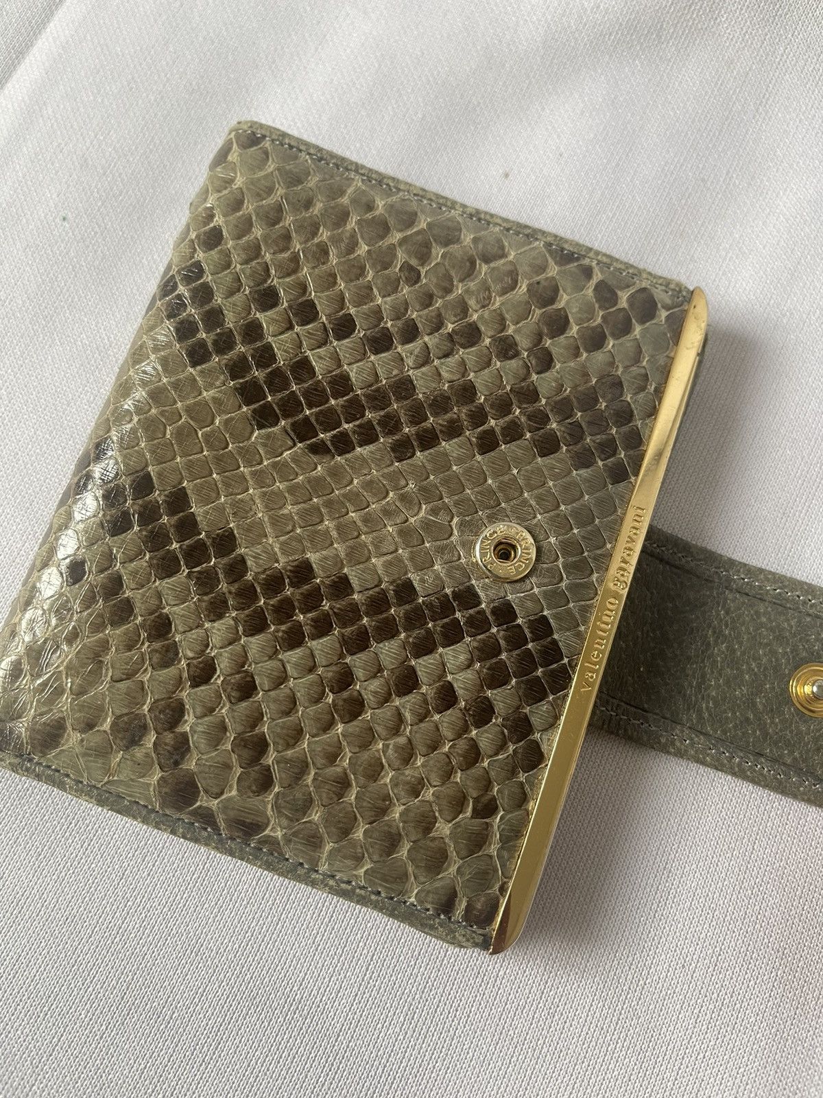 Valentino Valentino Garavani - Snake Skin Bi-Fold Wallet Pure Leather Size ONE SIZE - 3 Thumbnail