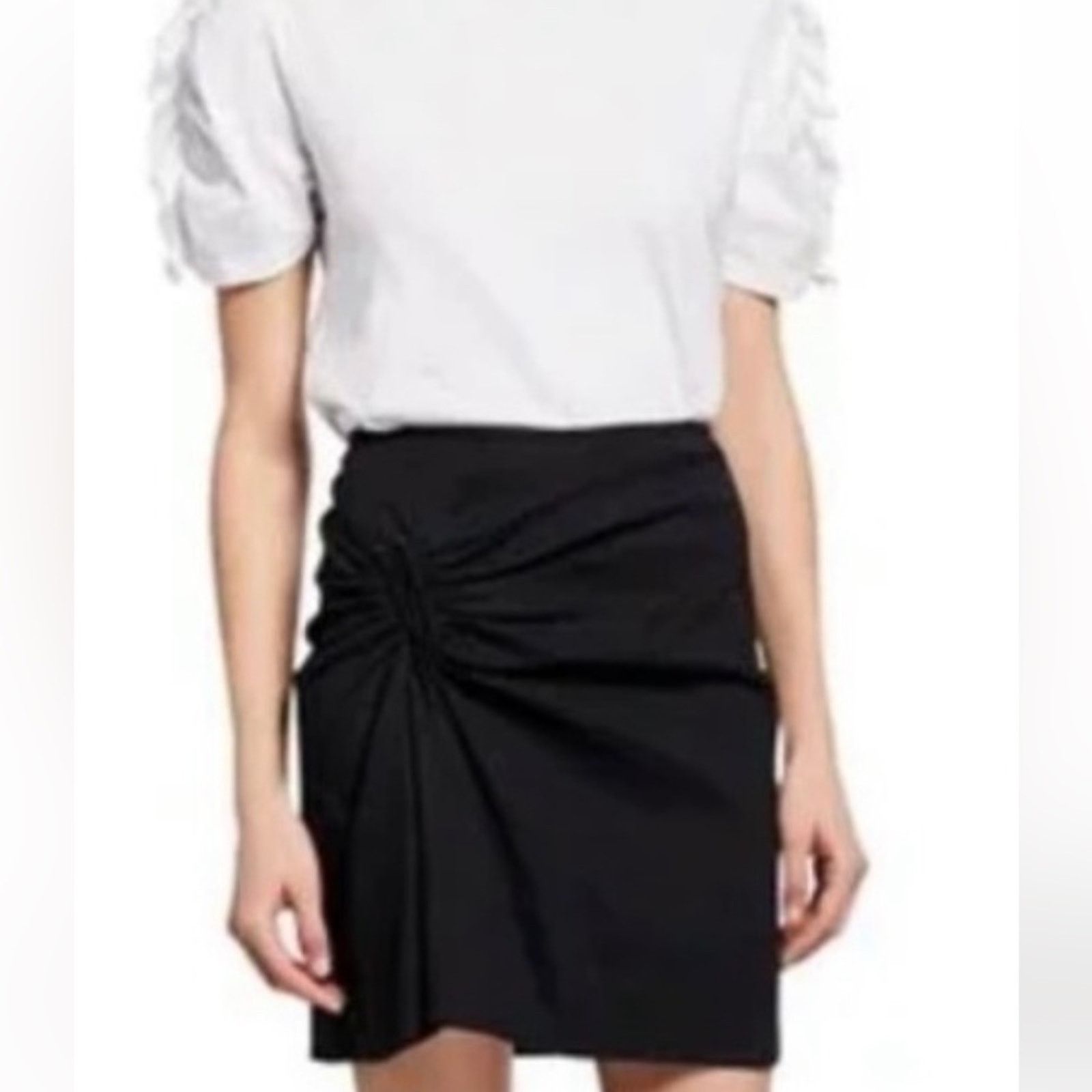 A.L.C. ALC Mini Skirt Black U-ring The Real Real sz 2 Size 26" / US 2 / IT 38 - 5 Thumbnail