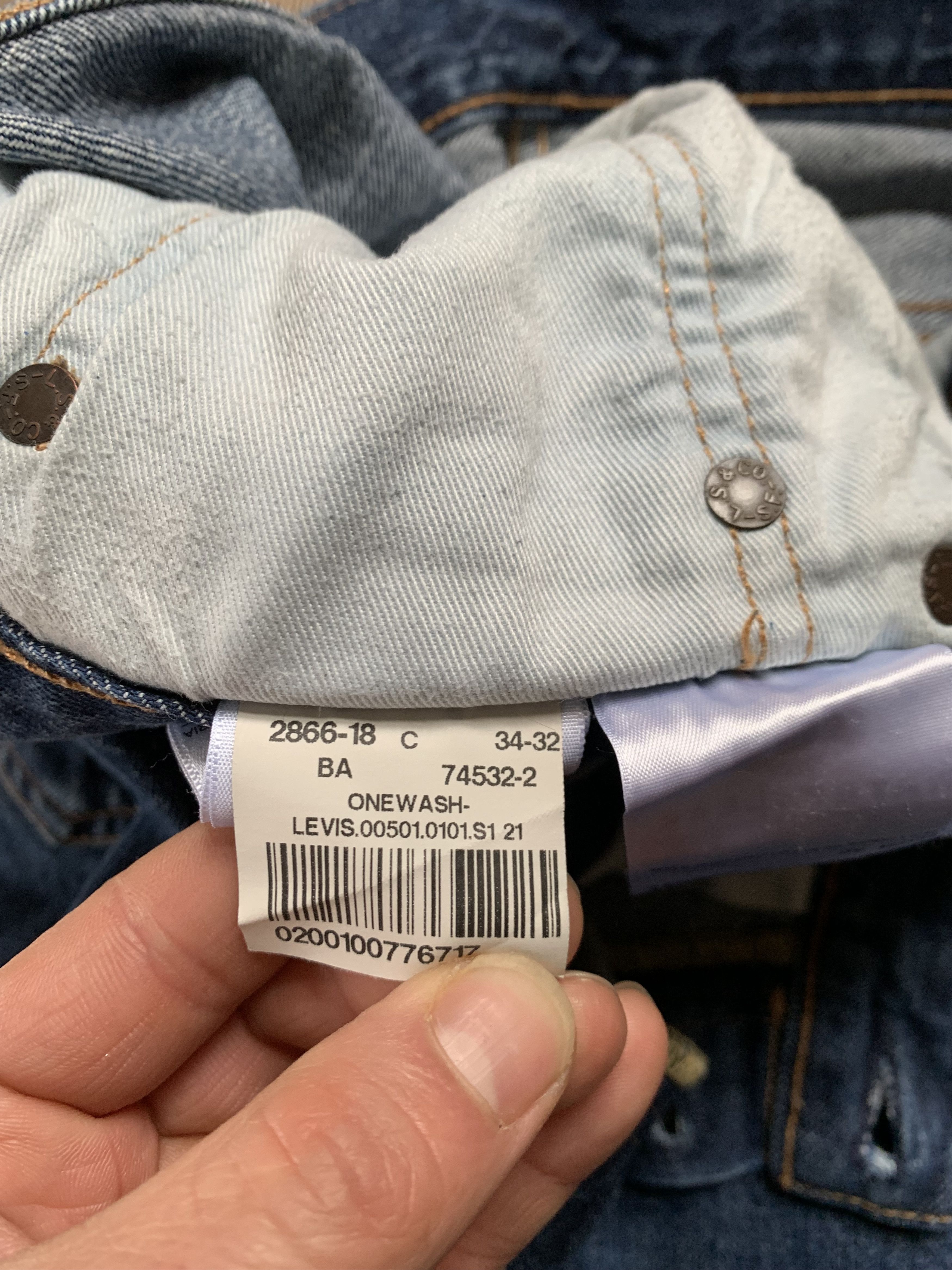 Levi's Levi's Premium 501 Stretch Jeans Size US 34 / EU 50 - 11 Thumbnail