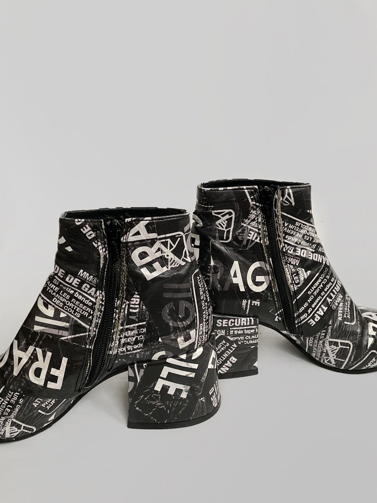Maison Margiela Maison Margiela MM6 heels monogram shoes Size US 6.5 / IT 36.5 - 11 Thumbnail