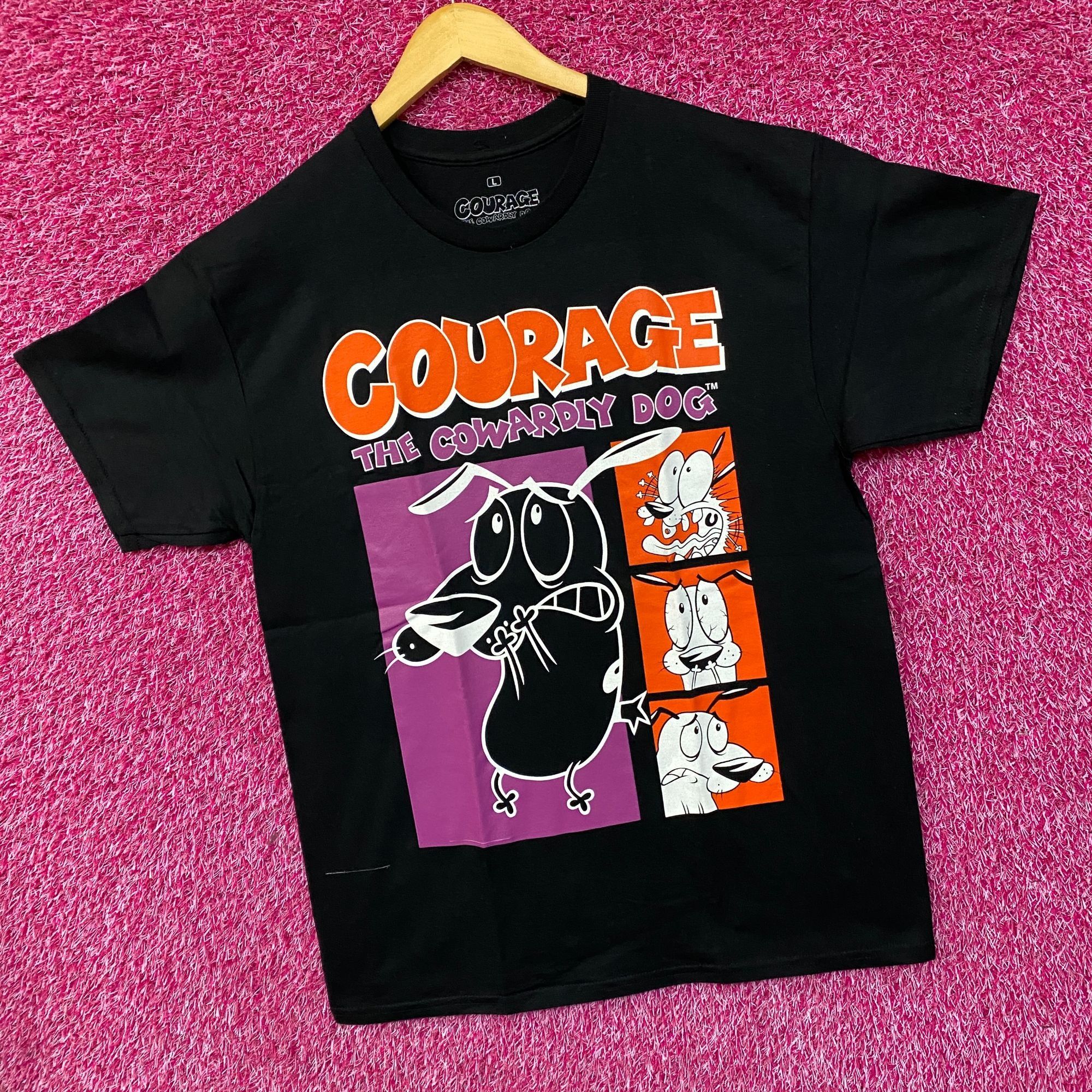 Other Courage The Cowardly Dog Grid Design Retro Style Classic Car Size US L / EU 52-54 / 3 - 3 Thumbnail