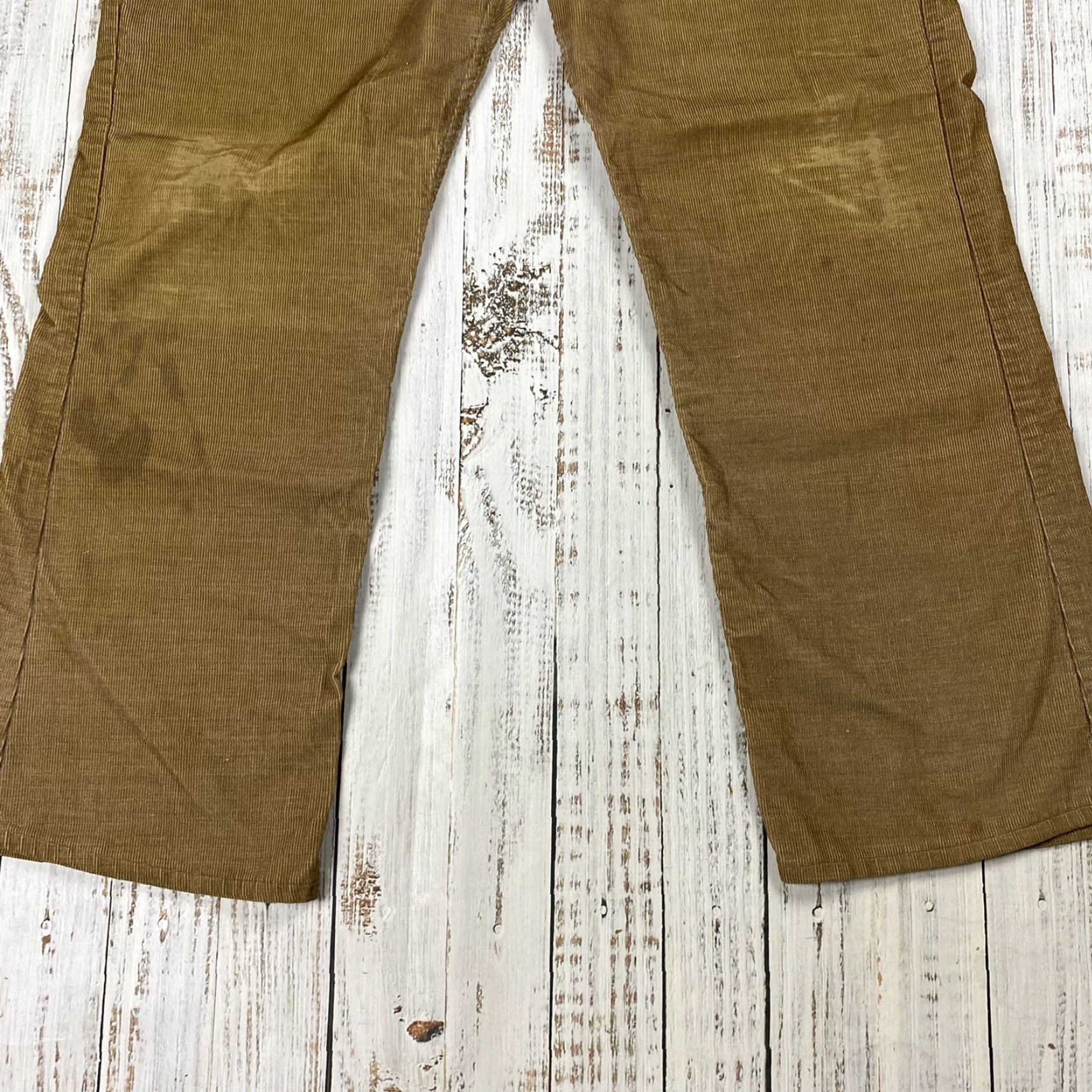 Vintage VINTAGE Roebucks ROCKABILLY MEN'S CORDUROY PANTS Straight Leg 41 Brown 80s Rockabilly Mens 41 Regular Inseam 30.5 Size US 41 - 3 Thumbnail