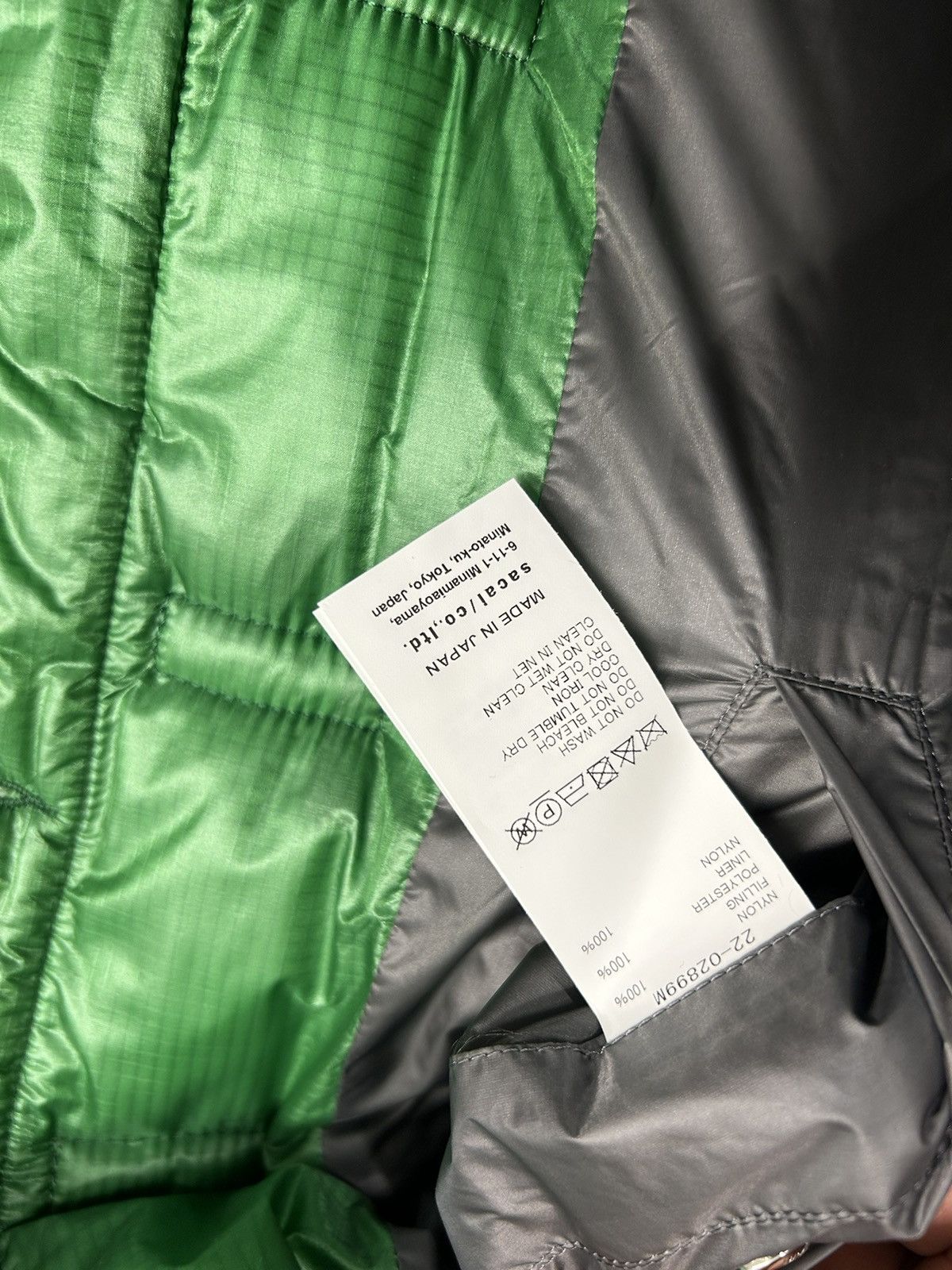 Sacai SACAI AW-22 Rip Stop Padded Jacket Size US L / EU 52-54 / 3 - 10 Thumbnail