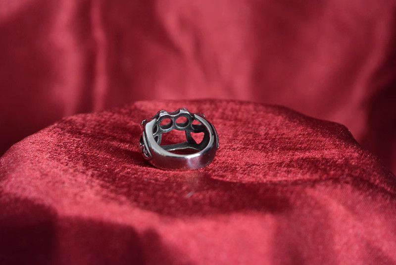 Jewelry Crazy Jewelry Rings Open Size Chrome Ring (Size 7-13) Size ONE SIZE - 4 Thumbnail