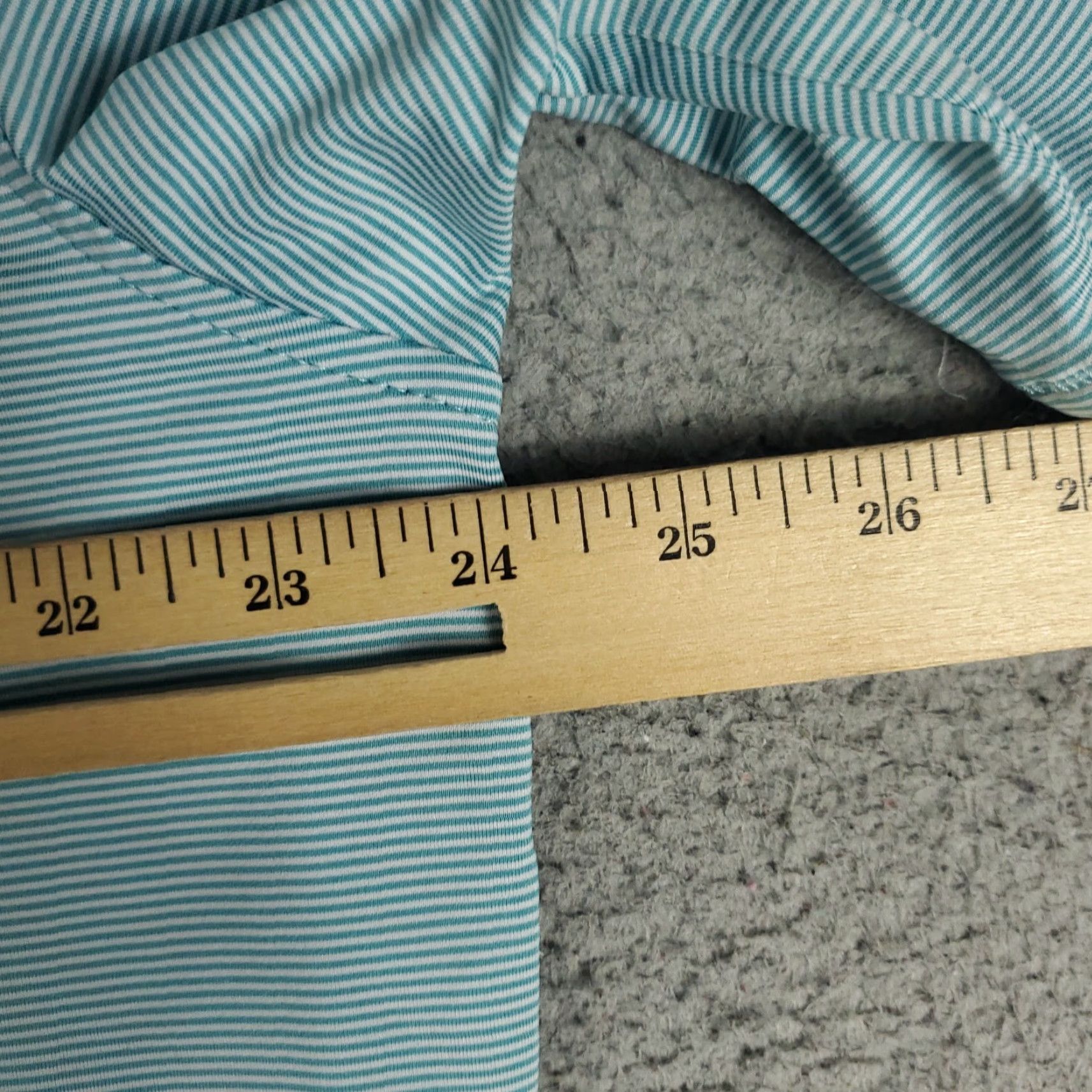 Peter Millar Peter Millar Polo Shirt Mens Large Blue Striped Polo Shirt For Men Size US L / EU 52-54 / 3 - 7 Thumbnail