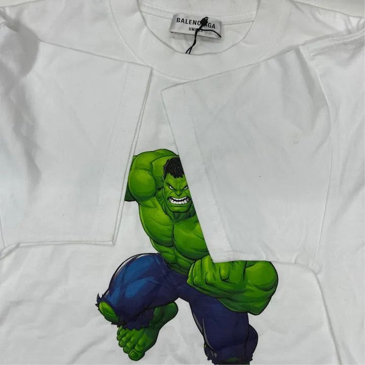 Balenciaga Balenciaga White Short Sleeve Graphic T-Shirt 0079-2507 Size XS / US 0-2 / IT 36-38 - 6 Thumbnail