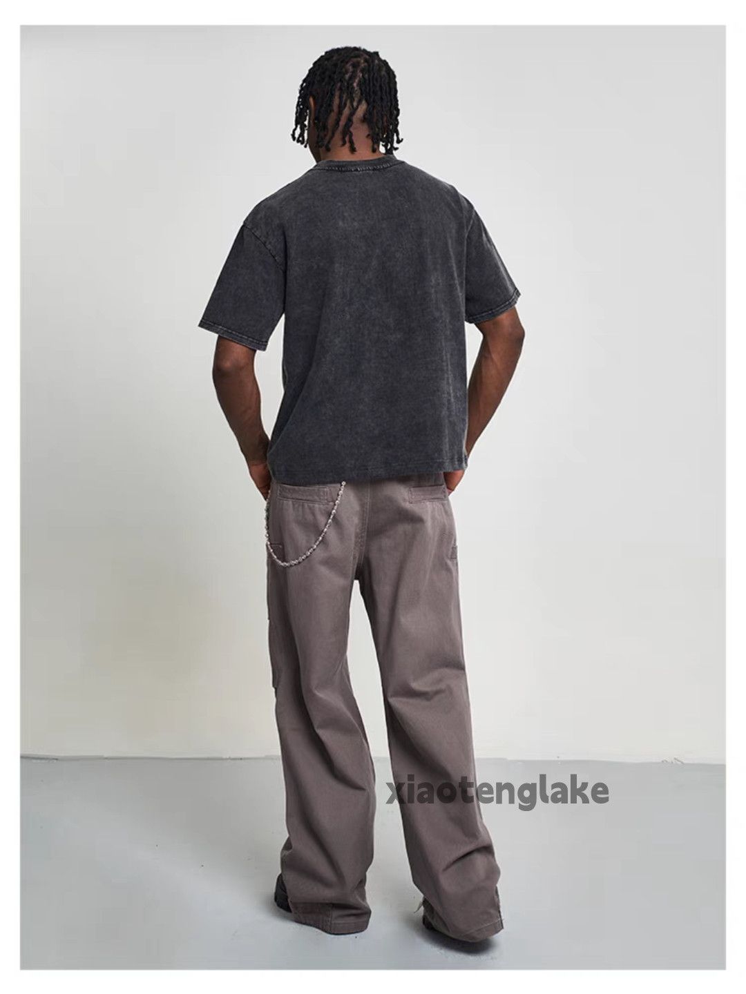 Designer × Japanese Brand × Vintage washed faded loose baggy pleated workwear pants Size US 34 / EU 50 - 5 Thumbnail