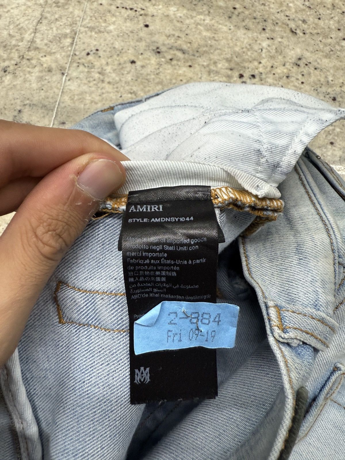 Amiri Amiri MX1 Denim baby Blue Patch Size US 30 / EU 46 - 8 Thumbnail
