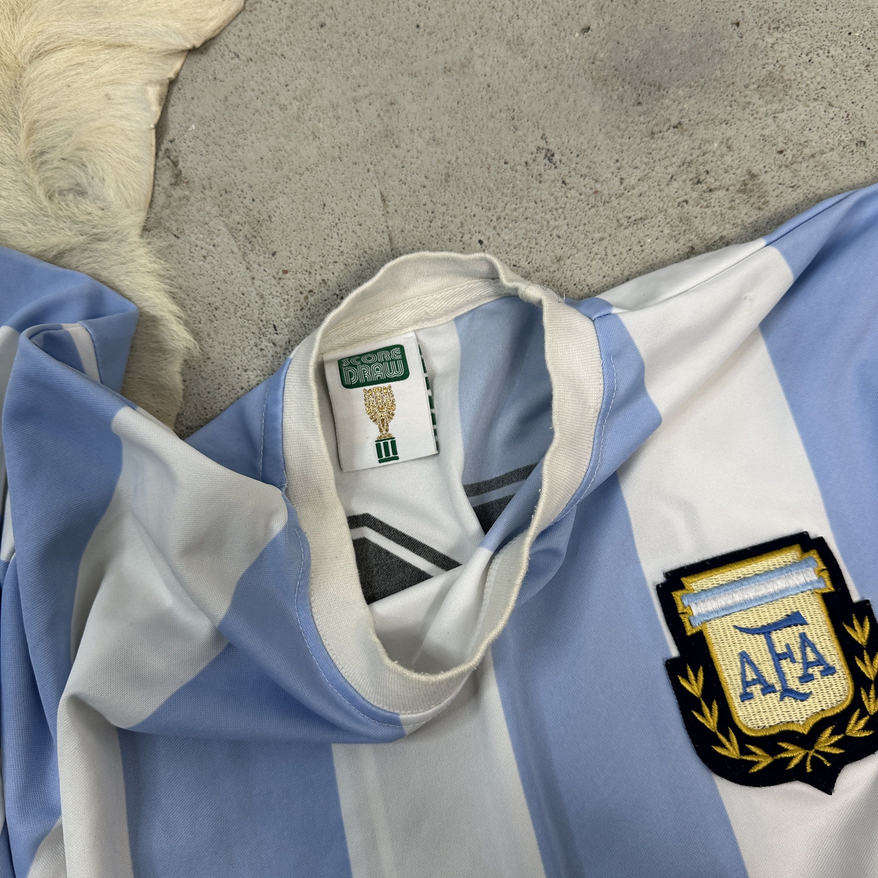 Vintage Vintage Y2K Streetwear Sporty Repro Argentina Retro Jersey Size US L / EU 52-54 / 3 - 3 Thumbnail