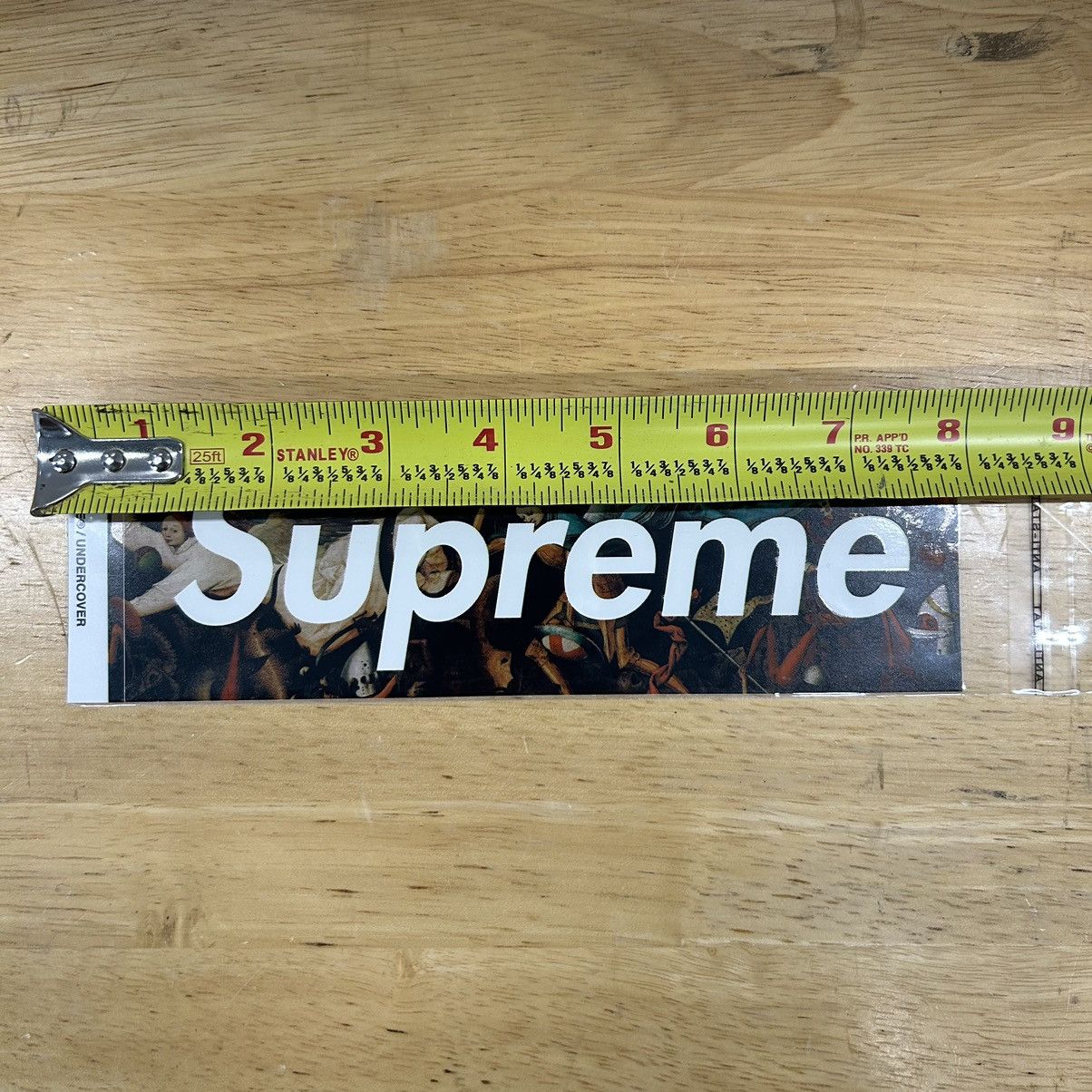 Supreme × Undercover Supreme Undercover Box Logo Sticker Angels Anarchy FW16 NEW Size ONE SIZE - 3 Thumbnail
