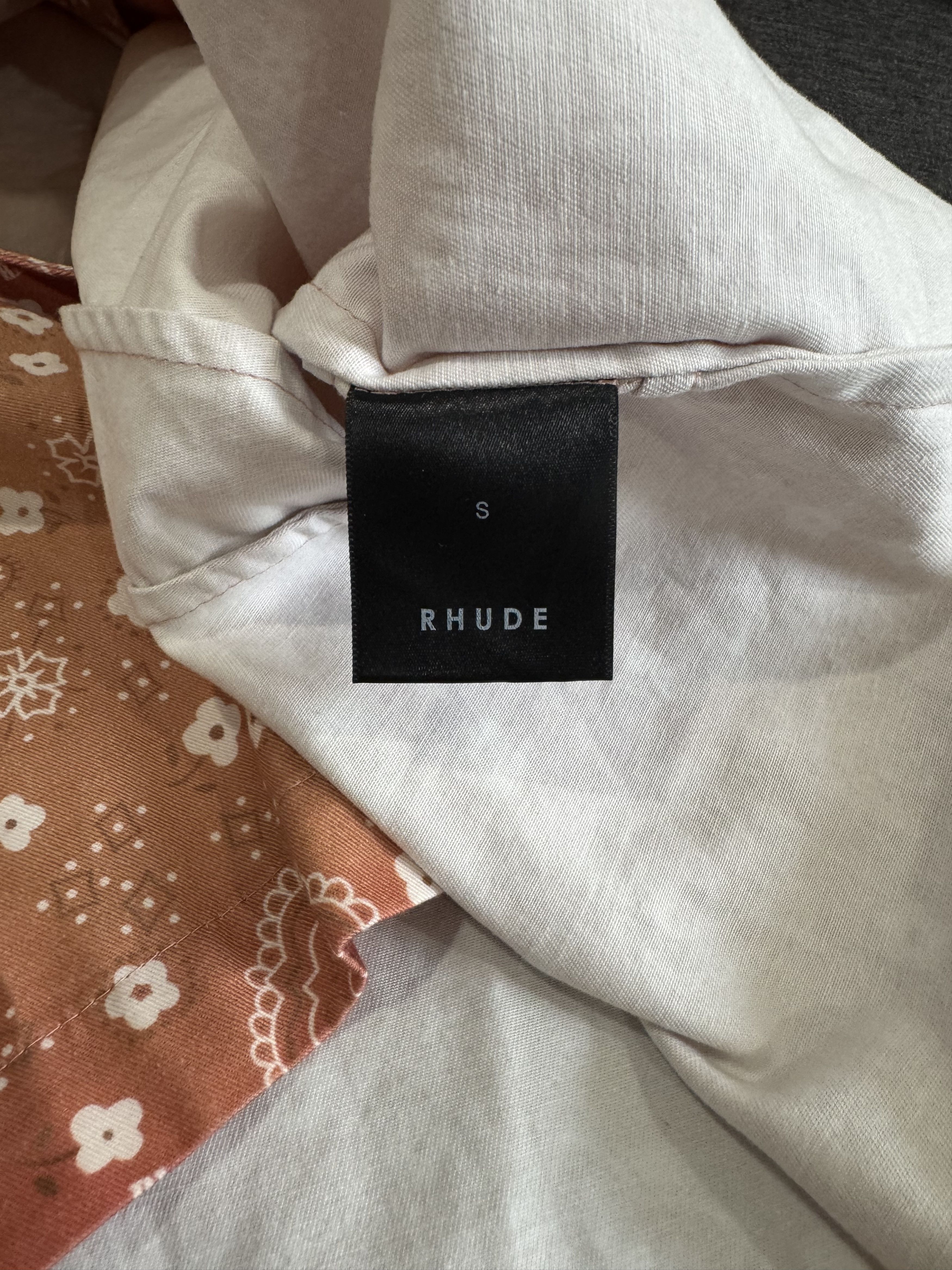 Rhude Rhude Bandana Paisley Button Up Shirt Size Small Size US S / EU 44-46 / 1 - 12 Thumbnail