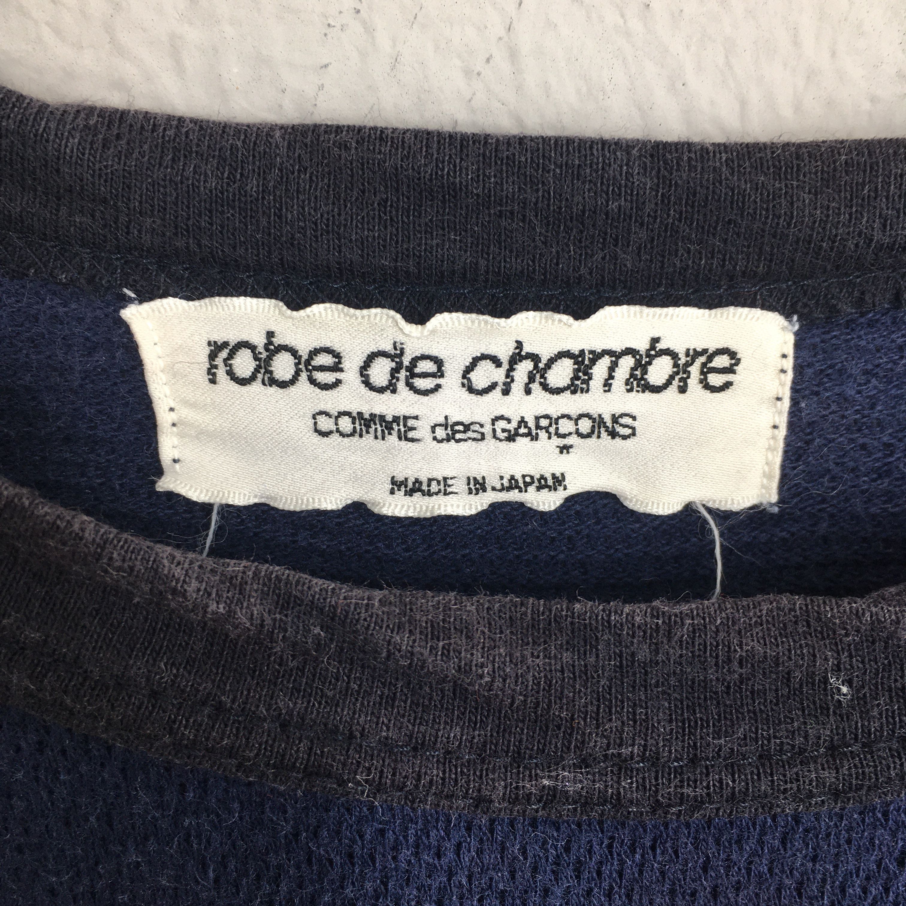 Comme des Garcons Vintage Comme Des Garcons Plain Blue Tshirt Medium Size US M / EU 48-50 / 2 - 5 Thumbnail