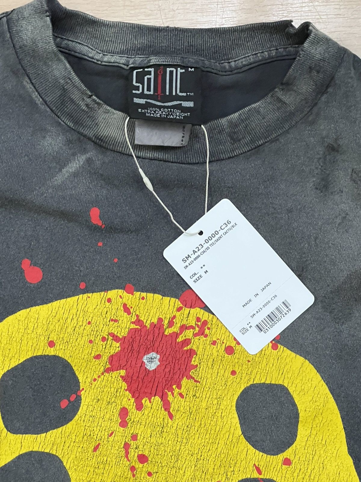 Cactus Plant Flea Market × Saint Michael CPFM x Saint Michael smiley tee Complexcon Size US M / EU 48-50 / 2 - 3 Thumbnail