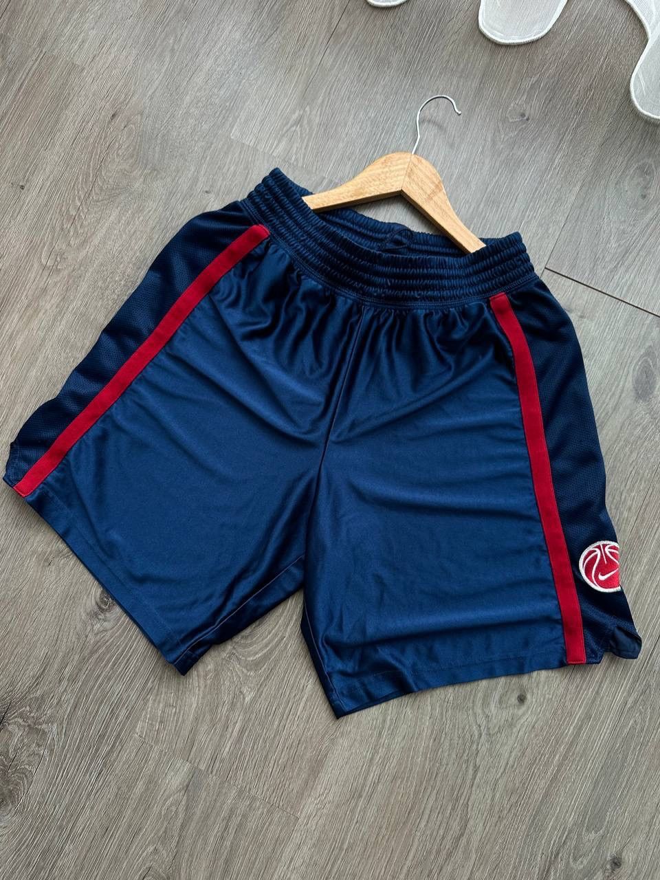 Nike × Nike ACG × Vintage Vintage Nike Basketball Blue Shorts Big Logo Size US 32 / EU 48 - 10 Thumbnail