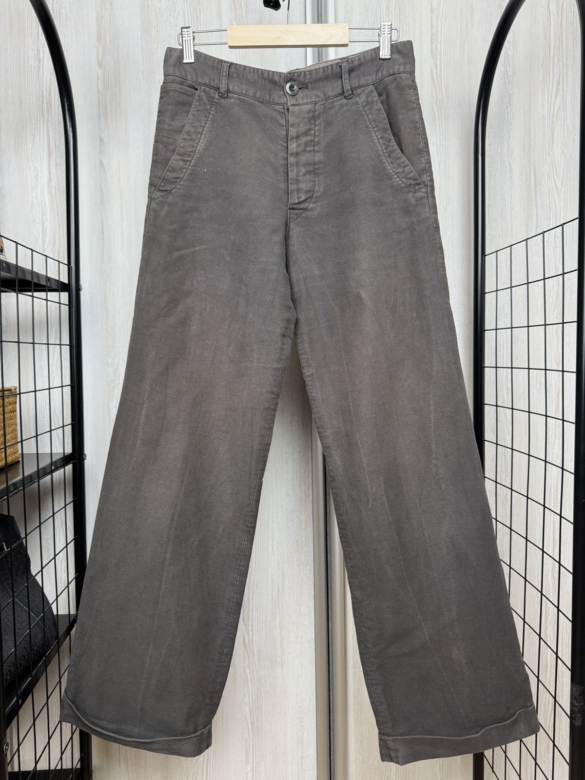 Margaret Howell MARGARET HOWELL vintage faded Cotton Wide Pants made in UK Size 27" / US 4 / IT 40 - 2 Thumbnail