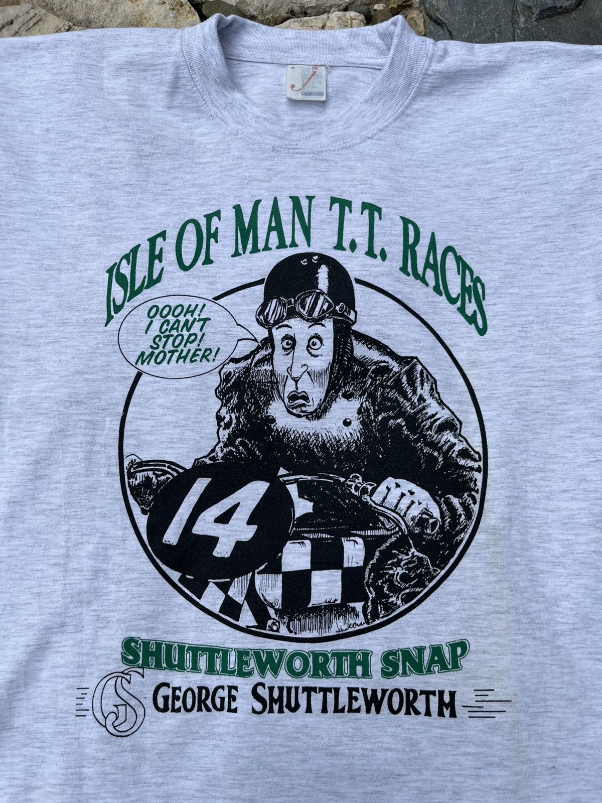 Vintage Vintage 90s Isle of Man TT races motorcycle t-shirt y2k tee Size US M / EU 48-50 / 2 - 3 Thumbnail