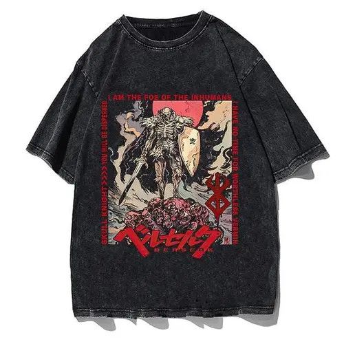 Japanese Brand Washed T Shirt Berserk Size US M / EU 48-50 / 2 - 2 Thumbnail
