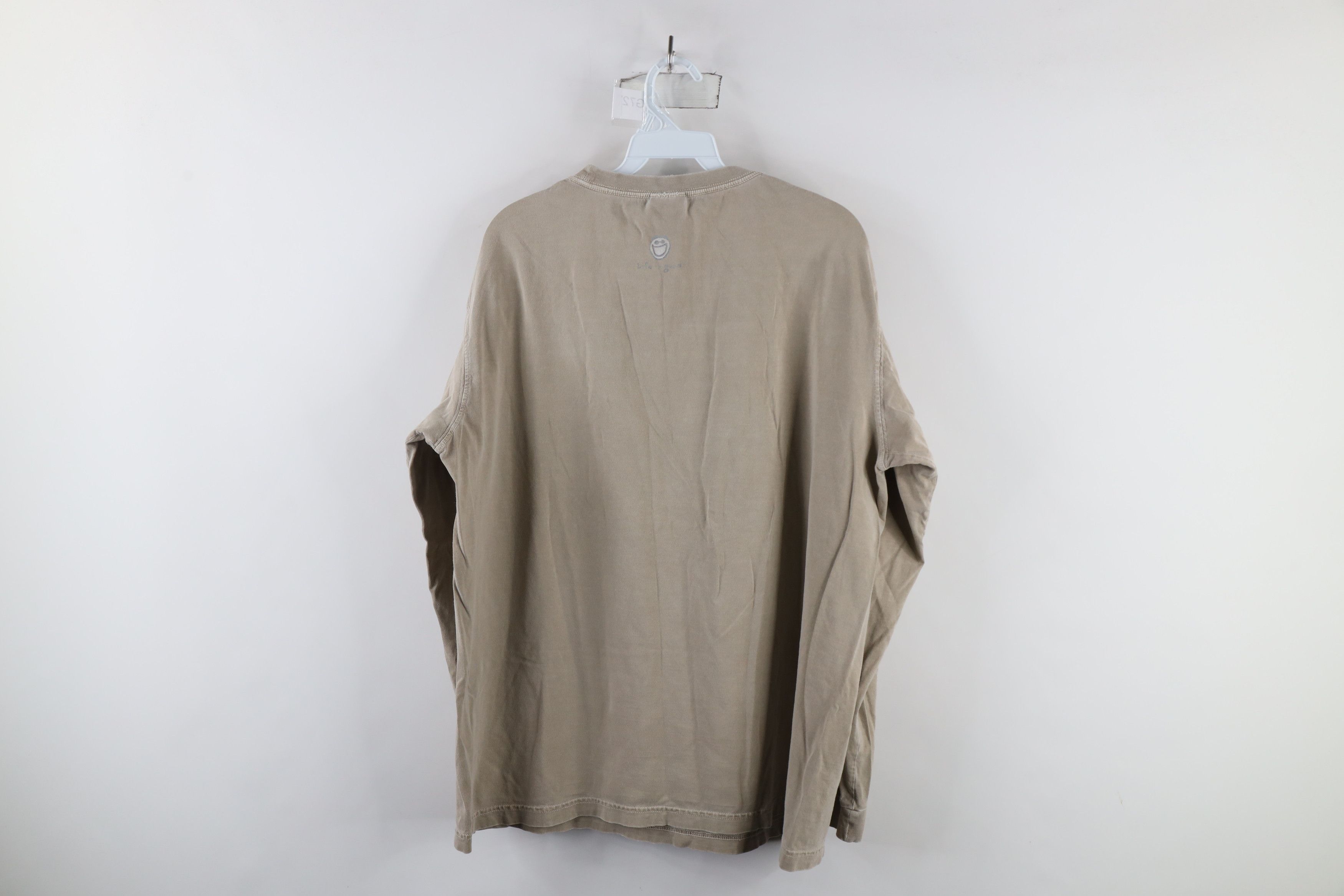 Life is Good × Vintage Vintage Life Is Good Who Wander Are Lost Long Sleeve T-Shirt Size US L / EU 52-54 / 3 - 12 Thumbnail