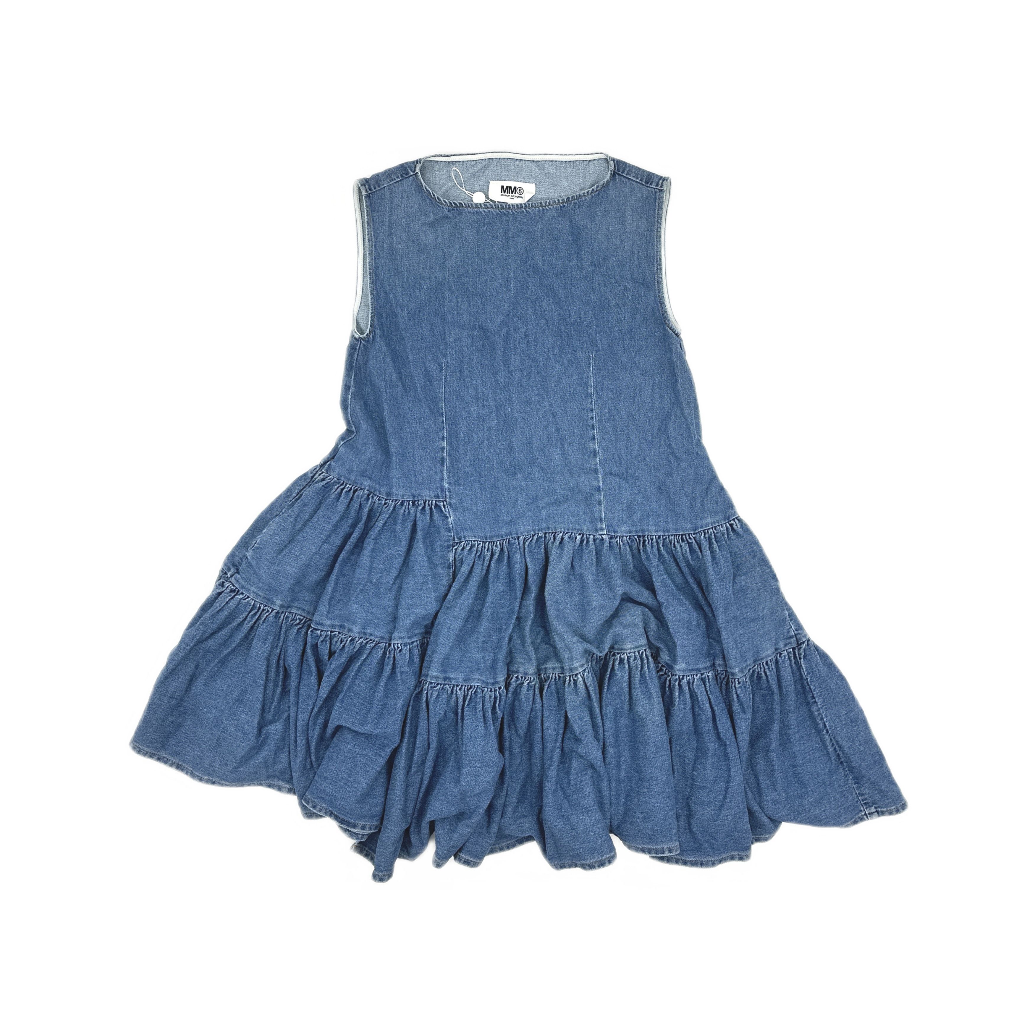 MM6 MM6 Maison Margiela Denim Sleeveless Mini Dress Size 38 Size XS / US 0-2 / IT 36-38 - 1 Thumbnail