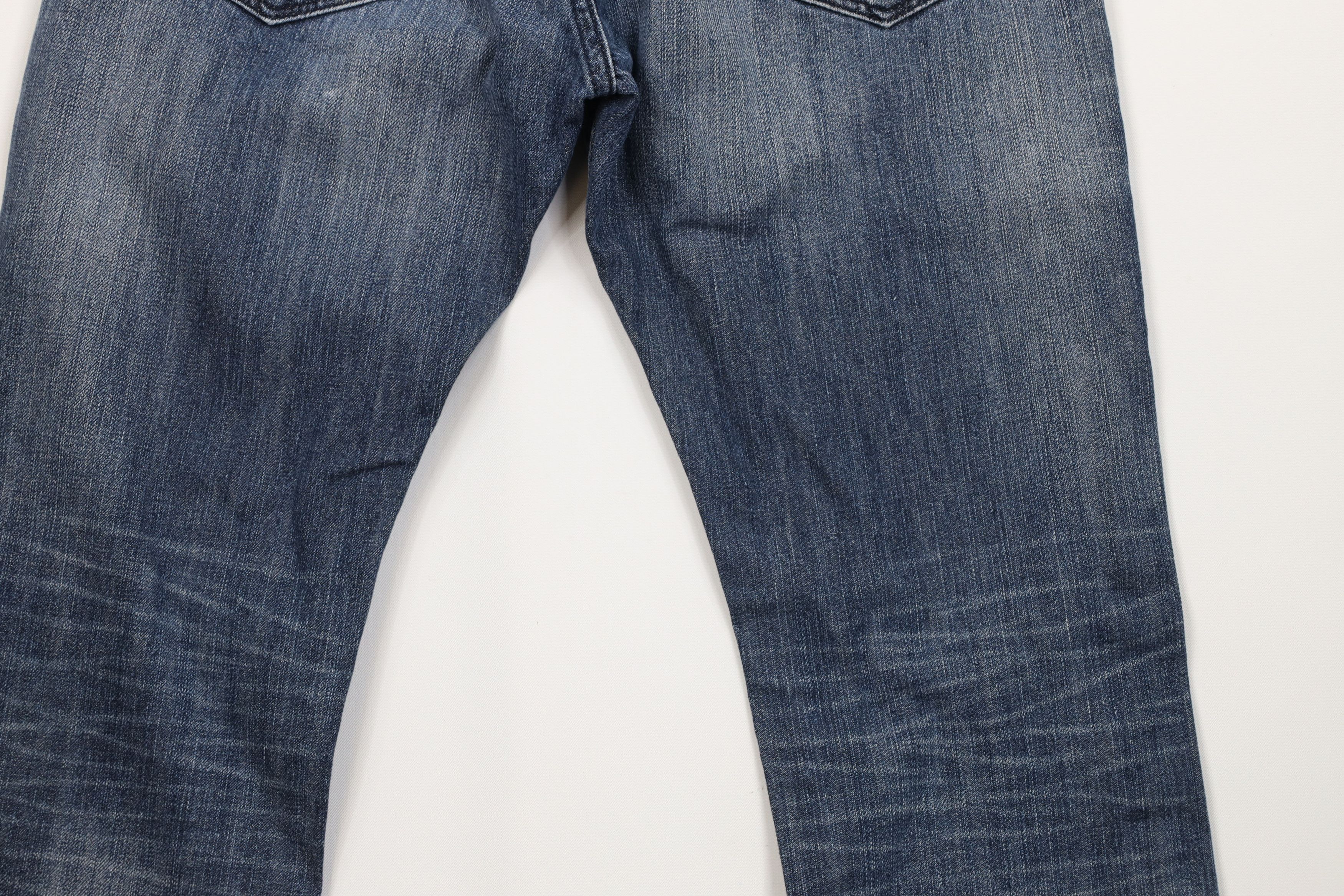 Express Express Rocco Slim Fit Skinny Leg Denim Jeans Blue Cotton Size US 29 - 12 Thumbnail