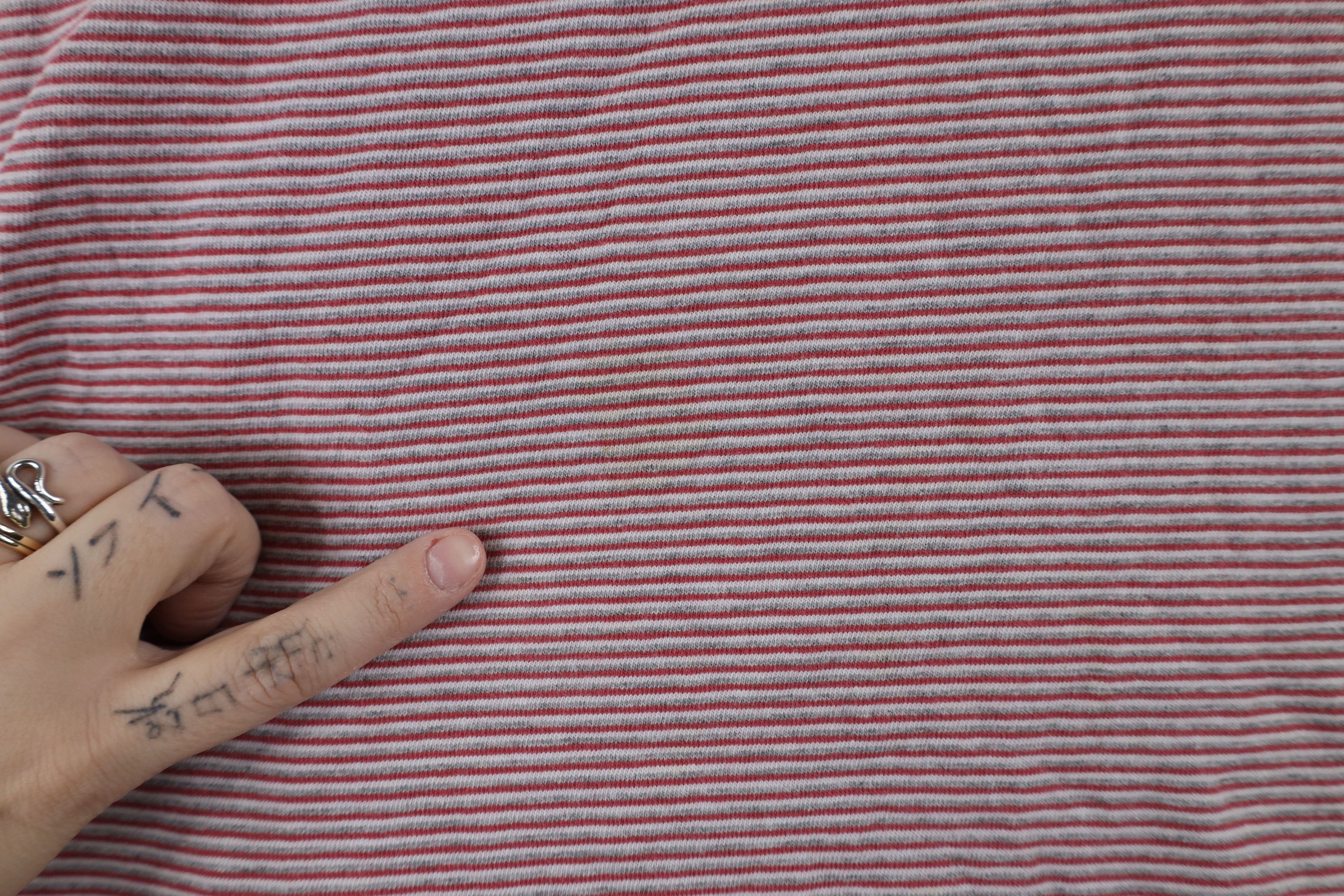 Vintage Vintage 90s Streetwear Blank Striped Short Sleeve T-Shirt Size US XL / EU 56 / 4 - 5 Thumbnail