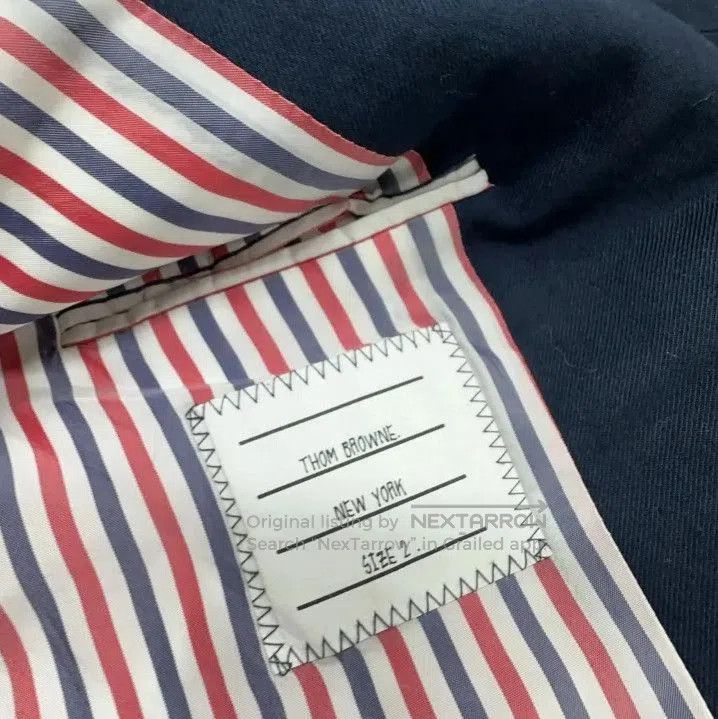 Thom Browne Thom Browne Striped Casual Suit Jacket for Men. Size US S / EU 44-46 / 1 - 5 Thumbnail
