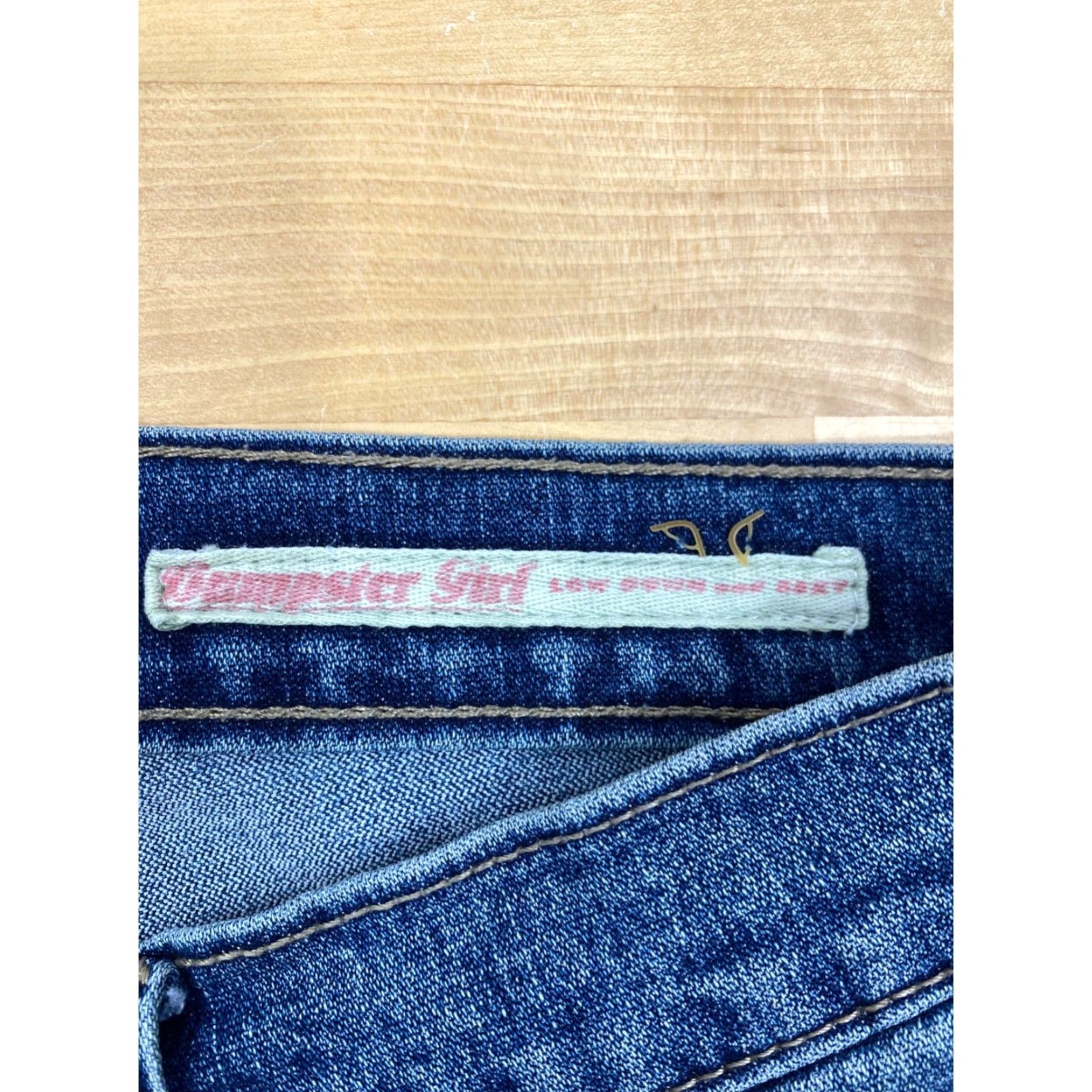 Denime VINTAGE Z. Cavaricci Denim Jeans Pants Blue Size 9 Straight Leg #4908 Size 30" / US 8 / IT 44 - 6 Thumbnail