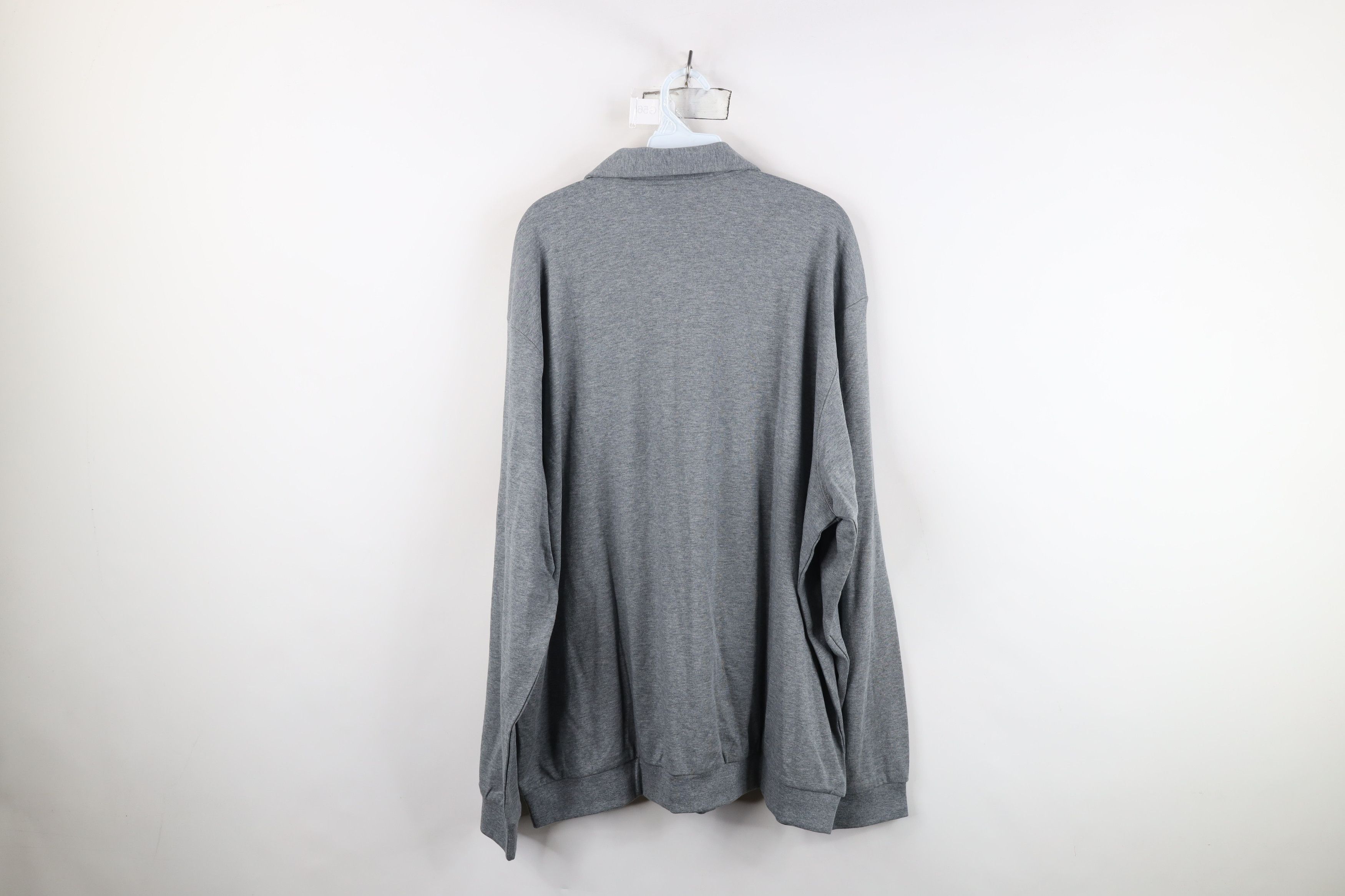 Eddie Bauer Vintage Eddie Bauer Pullover Long Sleeve Polo Shirt Gray Size US XXL / EU 58 / 5 - 8 Thumbnail