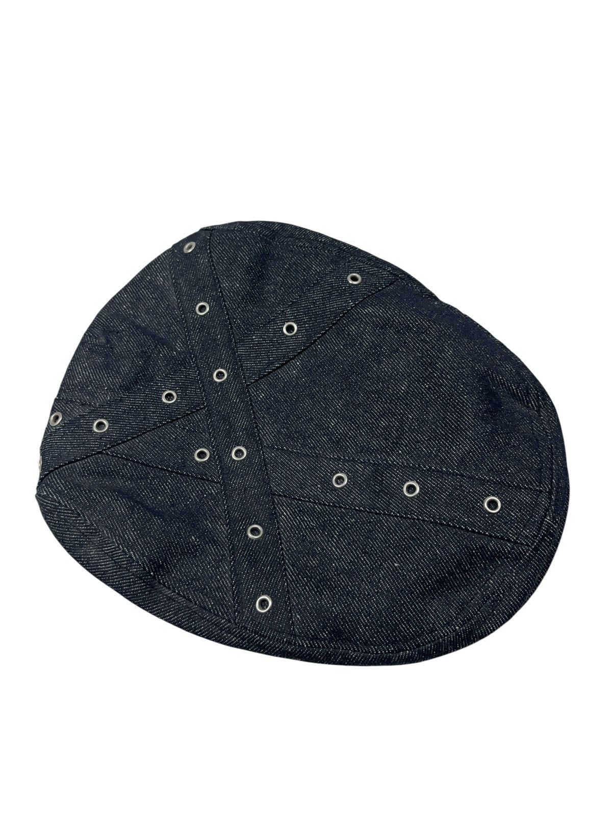 Japanese Brand × Vintage Vintage Denim Hat with Eyelets Reworked Style Japanese Size ONE SIZE - 2 Thumbnail