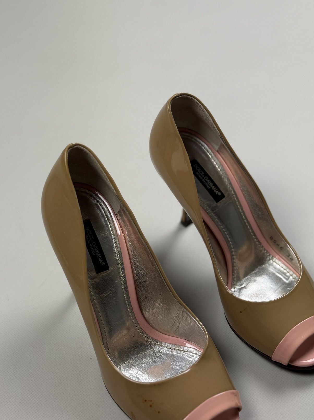 Dolce & Gabbana Dolce&Gabbana Ladies Pump Patent Leather Heels Shoes Size US 9 / IT 39 - 2 Thumbnail