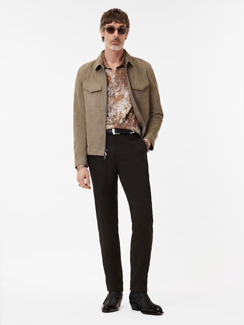 John Varvatos Grendale Suede Jacket EU 48 USA 38 Size US M / EU 48-50 / 2 - 4 Thumbnail