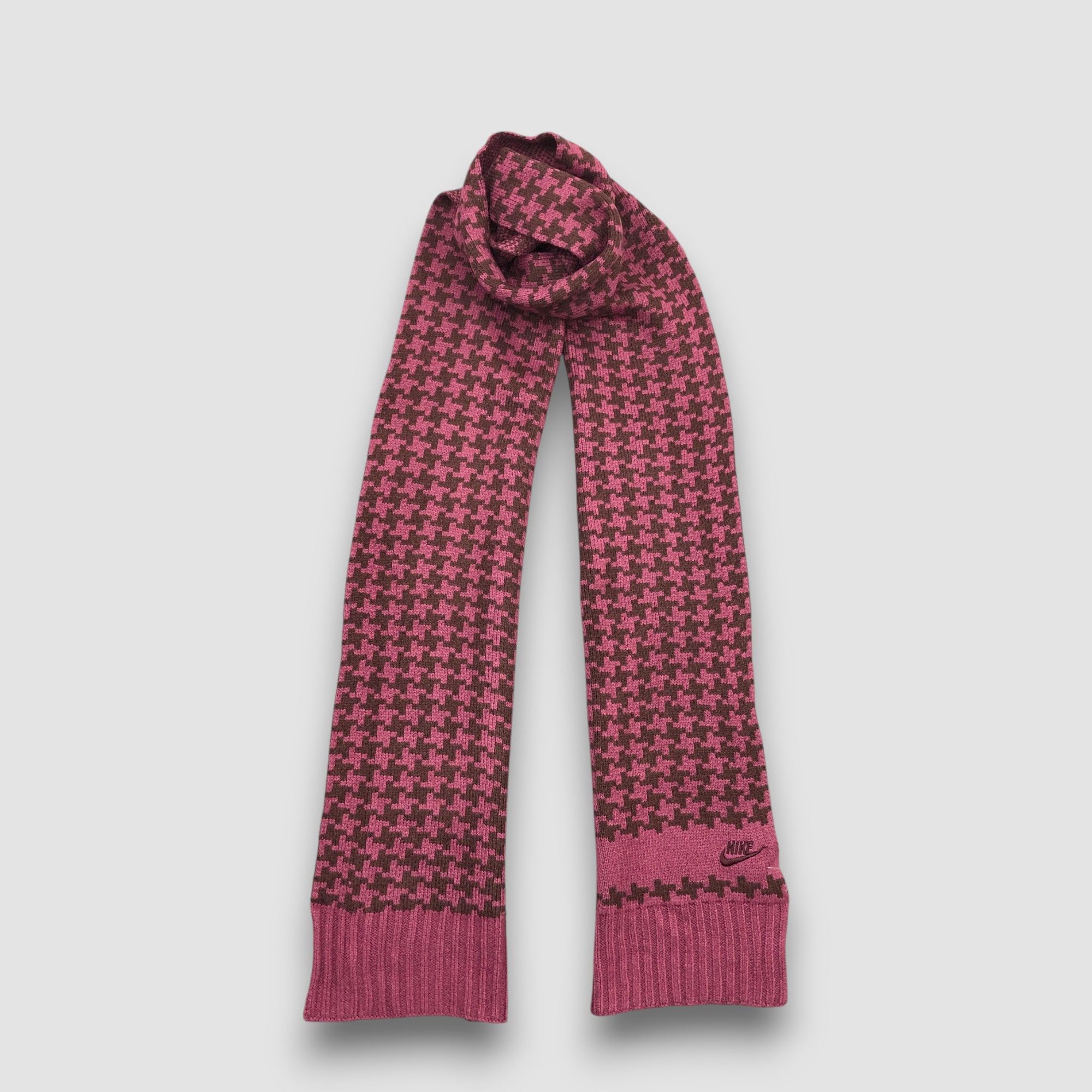 Nike Vintage Nike Scarf Muffler Wool Knit Cashmere Scarves Size ONE SIZE - 1 Thumbnail