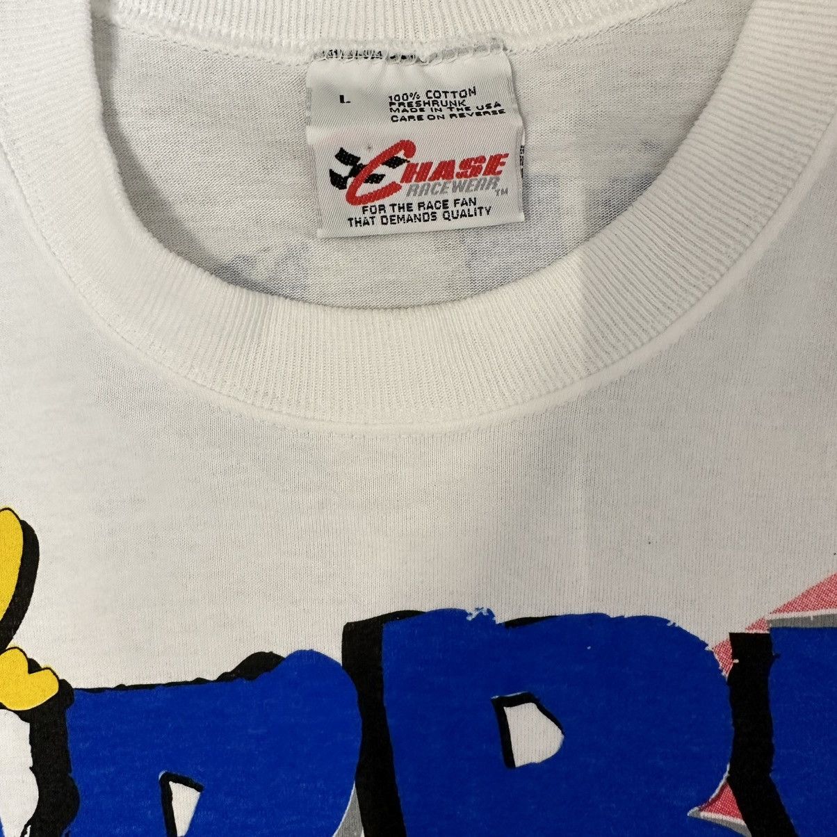 NASCAR Crazy vintage 90s Dale Jarrett rock n roll aop nascar shirt Size US L / EU 52-54 / 3 - 3 Thumbnail
