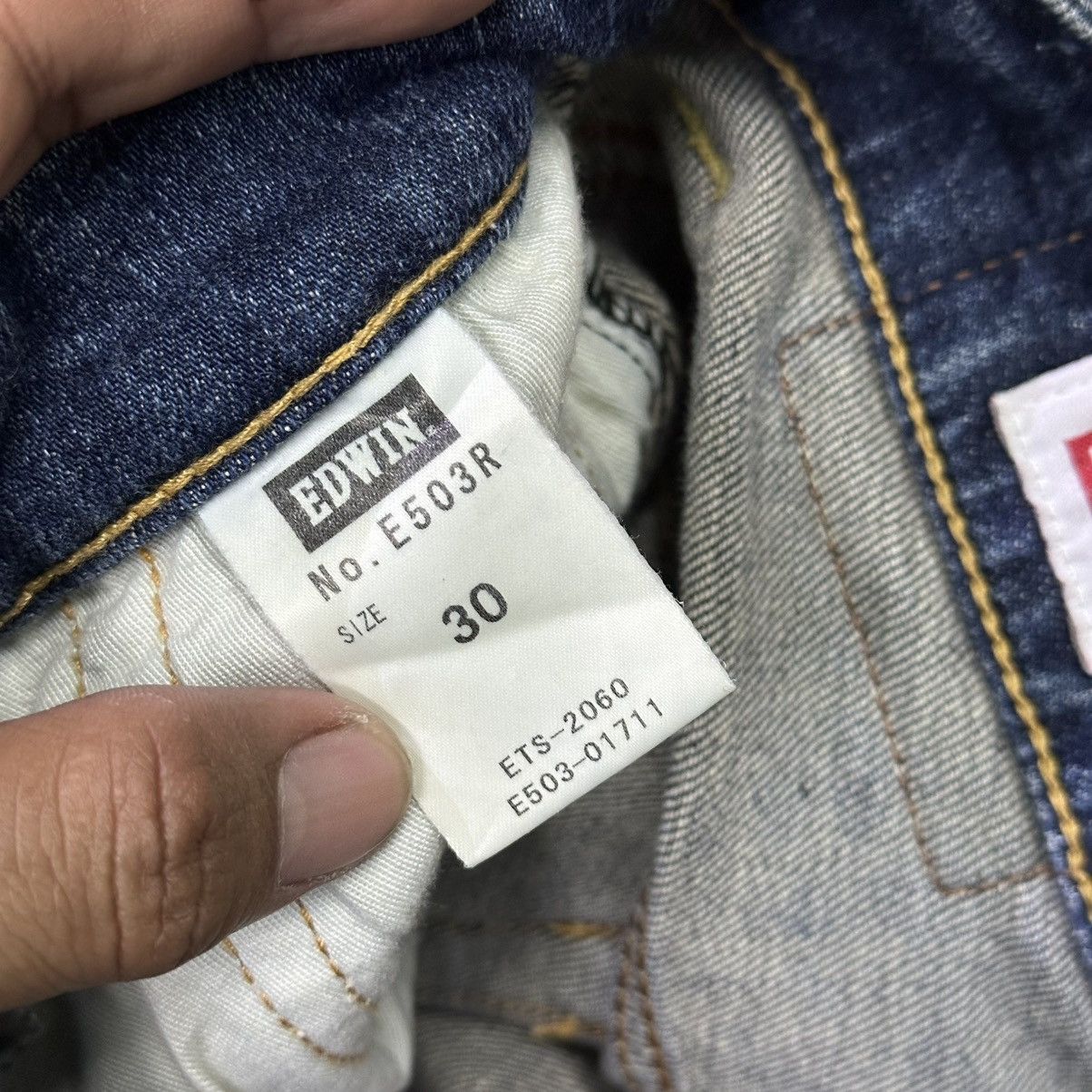 If Six Was Nine Distress Denim Edwin made japan . Size US 32 / EU 48 - 6 Thumbnail