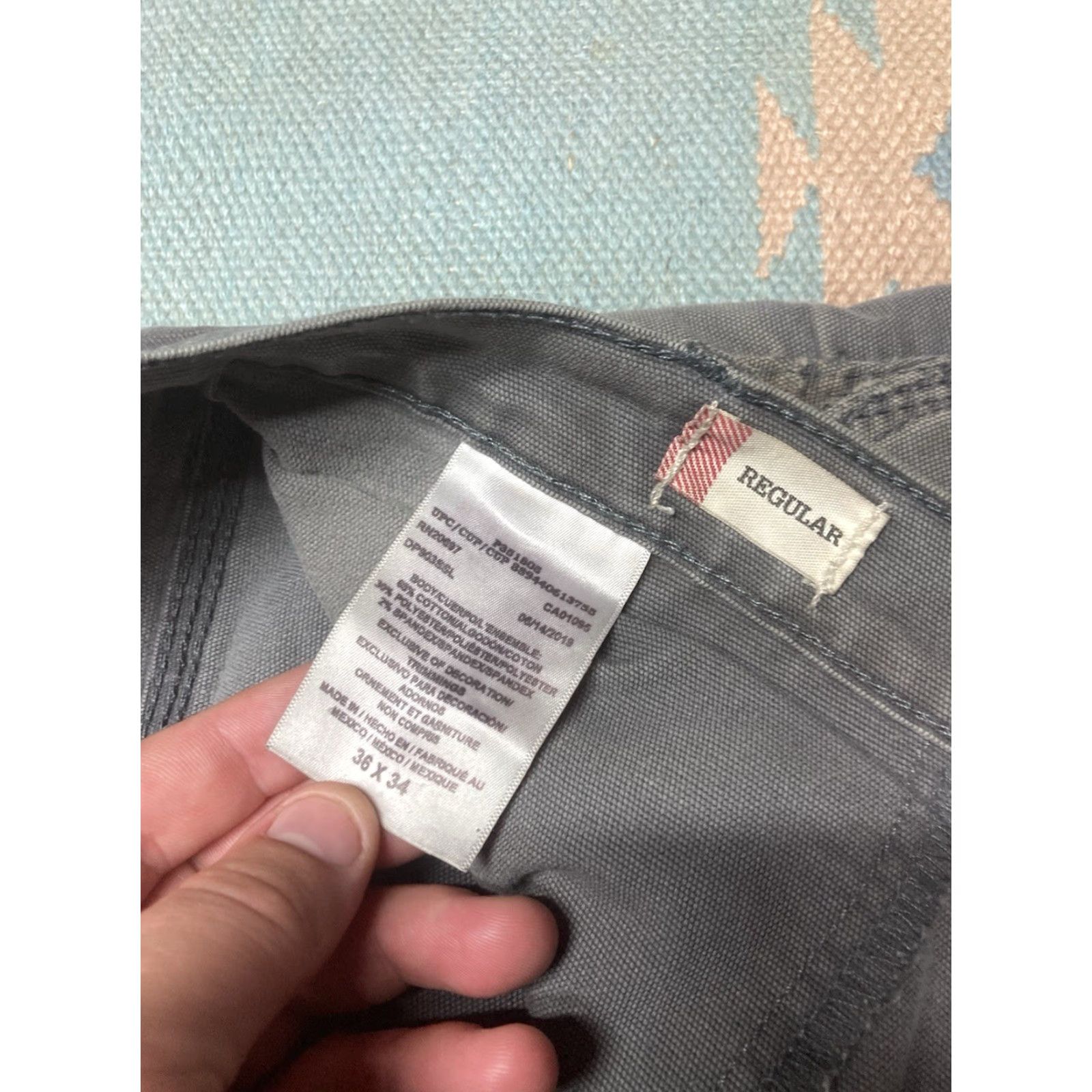 Dickies **Dickies Gray Worn Stained 36x33 Carpenter Pants** User: Dickies Gray Worn Stained 36x33 Carpenter Pants Size US 36 / EU 52 - 7 Thumbnail