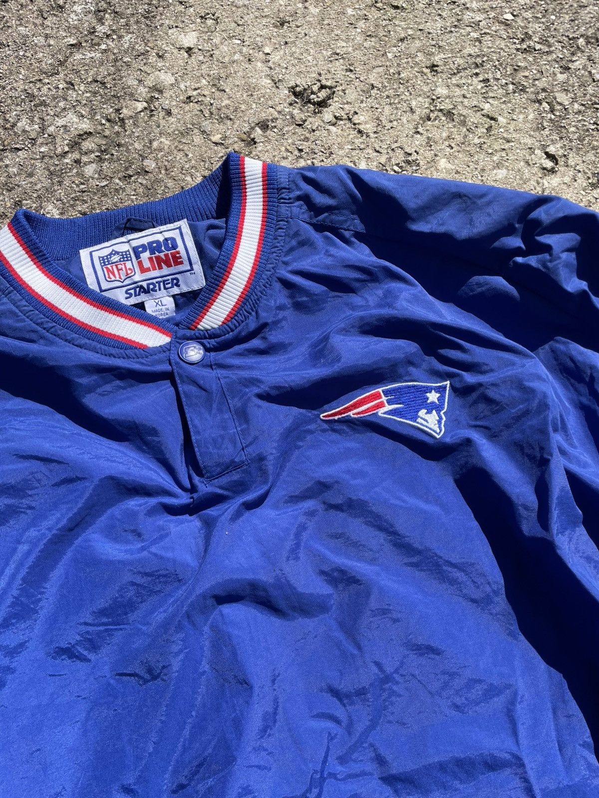 NFL × Starter × Vintage Vintage 90s Starter New England Patriots NFL Jacket Size US XL / EU 56 / 4 - 5 Thumbnail