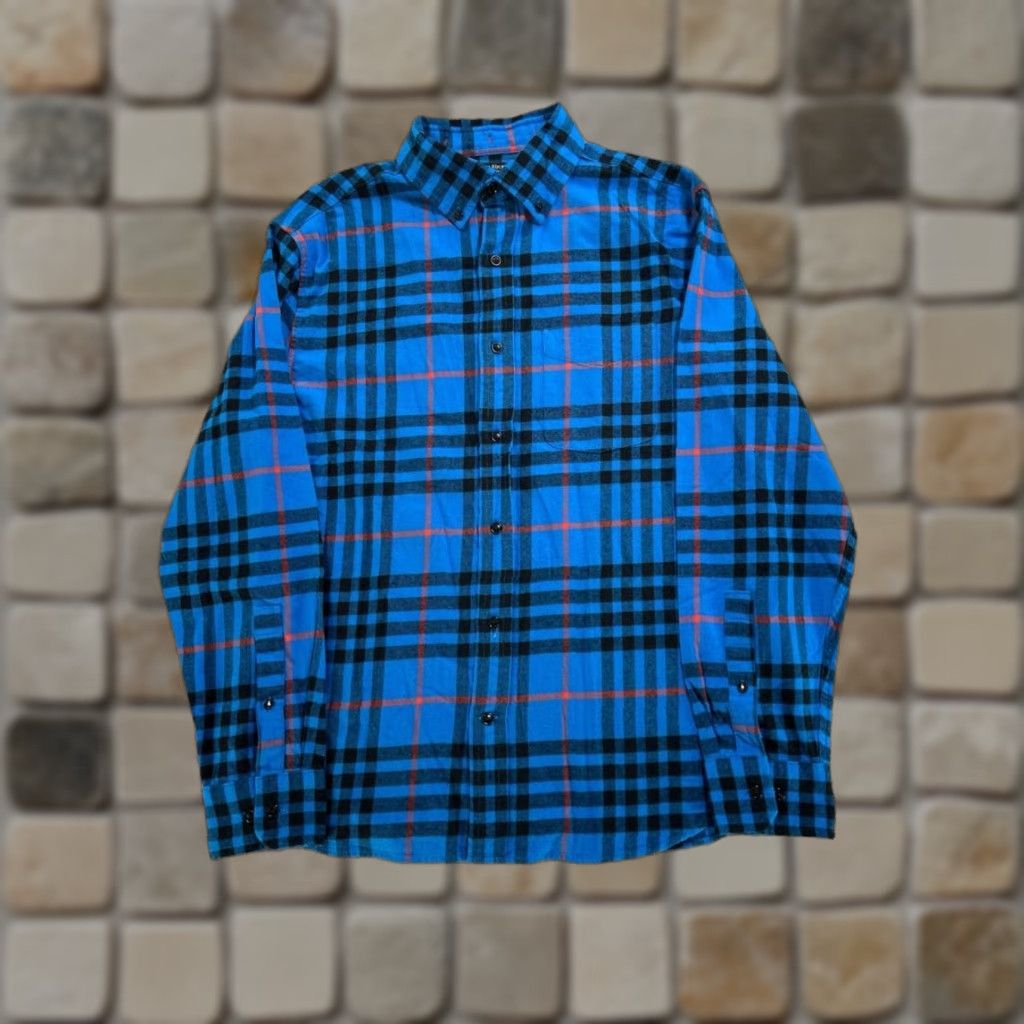 Banana Republic Banana Republic Shirt Mens M Blue Cotton Button Up Size US M / EU 48-50 / 2 - 1 Thumbnail