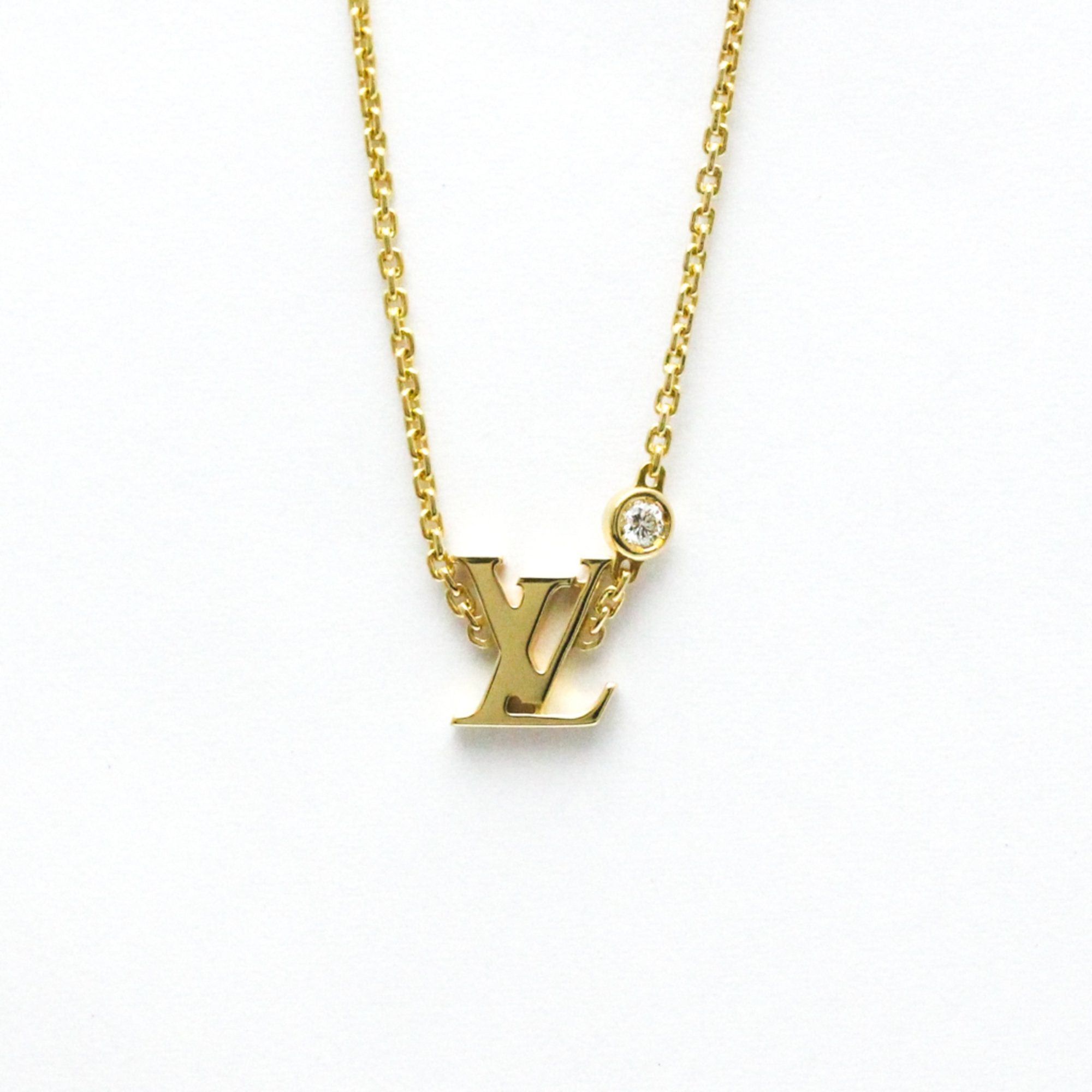 image of Louis Vuitton Idylle Blossom Lv Pendant Yellow Gold And Diamond Q93626 Yellow Gold [18K] Diamond Wo