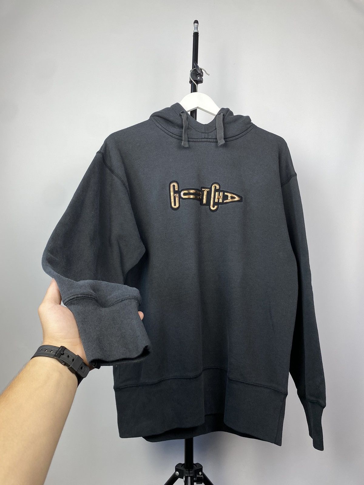 Gotcha × Vintage Vintage Gotcha rare LOGO 3D surf hoodie 90s Size US L / EU 52-54 / 3 - 8 Thumbnail