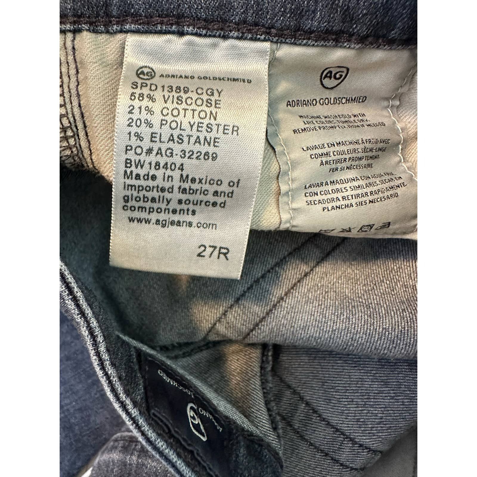 AG Adriano Goldschmied Adriano Goldschmied the legging ankle jeans size 27 Size 27" / US 4 / IT 40 - 5 Thumbnail