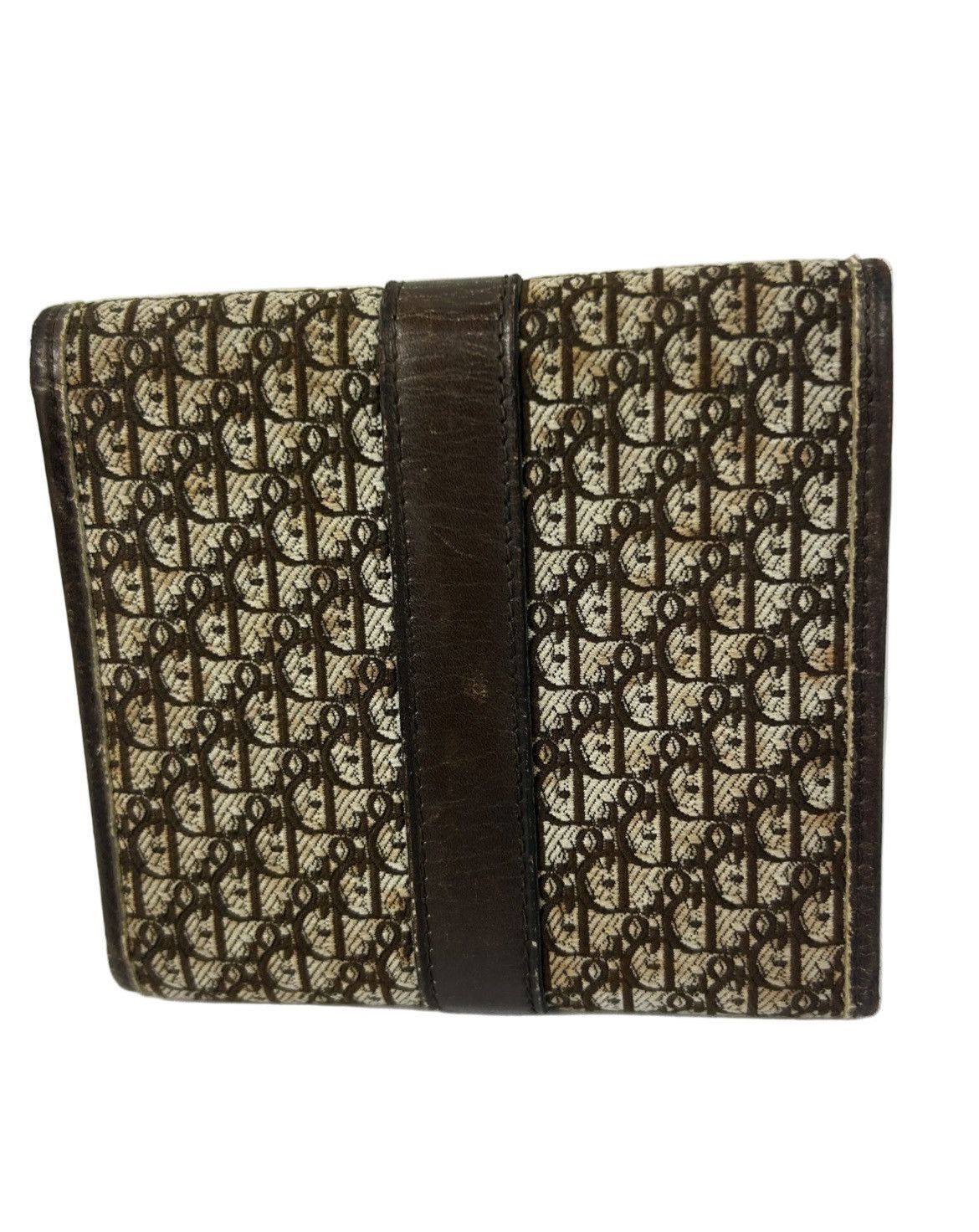 Dior Dior Brown Trotter Leather Trifold Wallet Size ONE SIZE - 2 Thumbnail