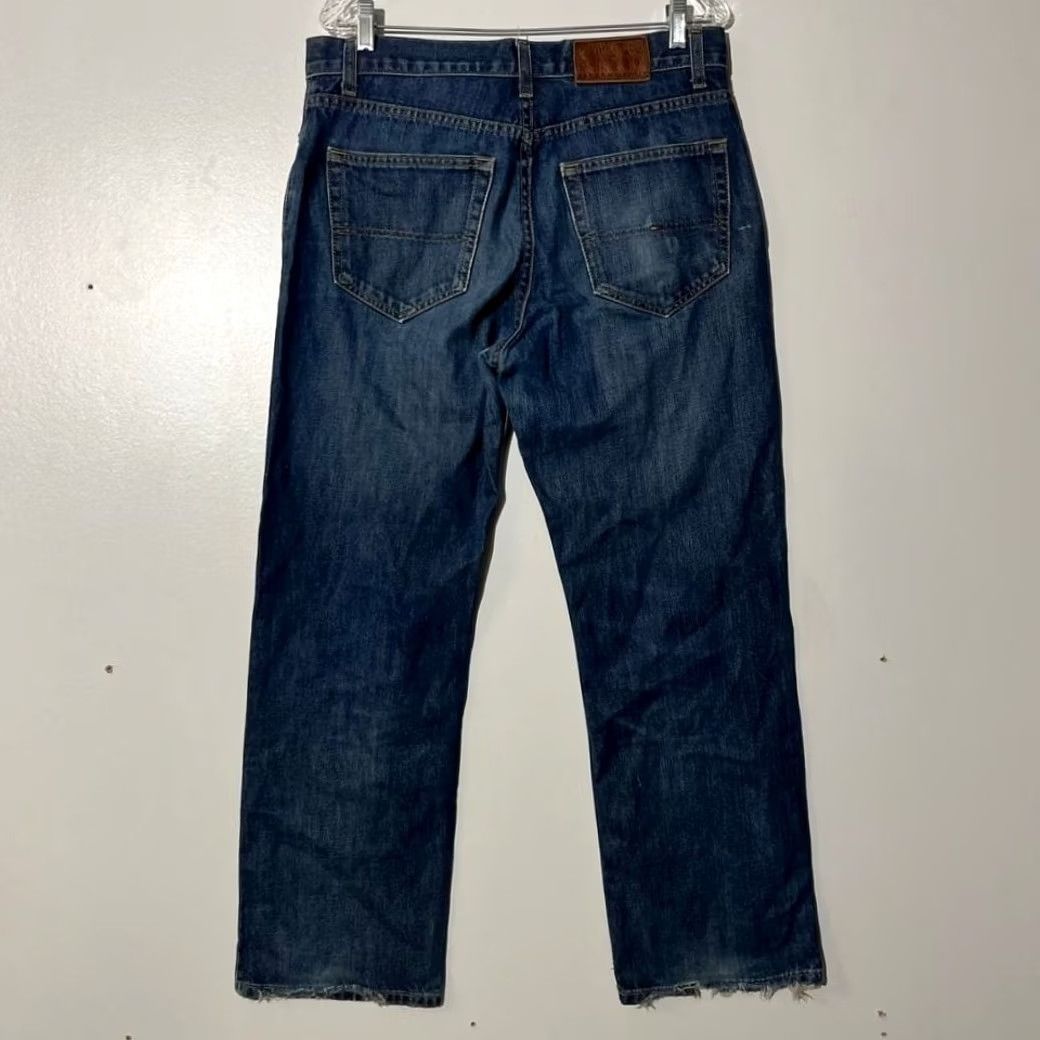 Tommy Hilfiger Tommy Hilfiger Jeans Mens 32x30 Blue Easy Fit Straight Leg Denim M39 Size US 32 / EU 48 - 4 Thumbnail