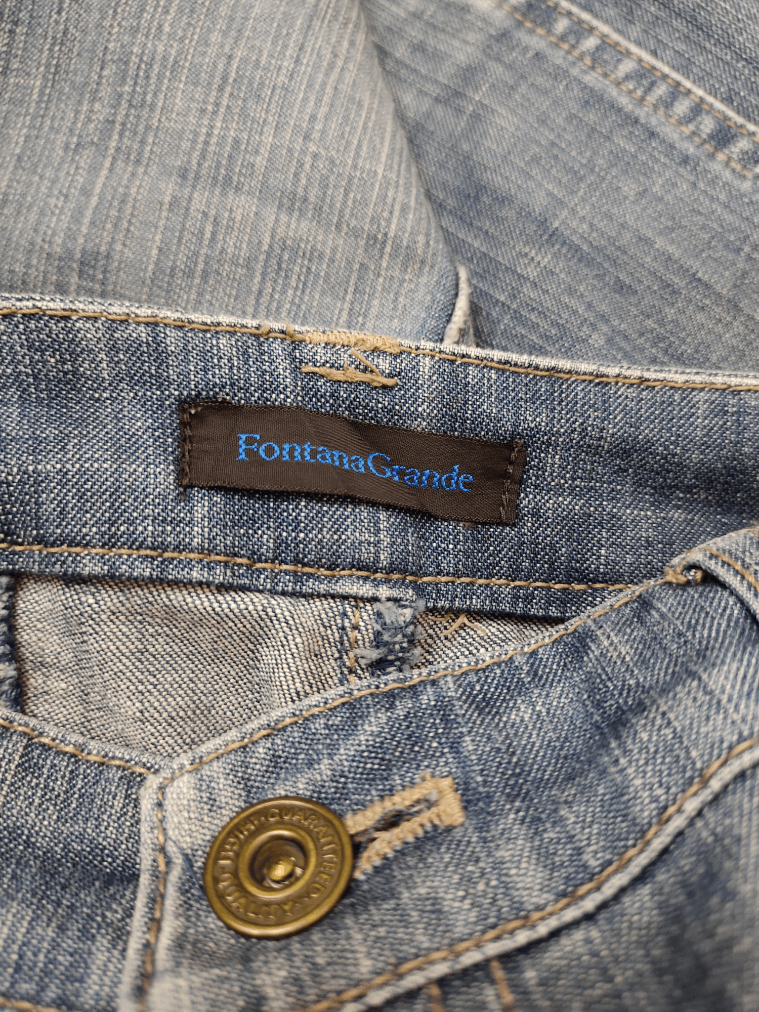 If Six Was Nine Flare Jeans Fontana Grande Denim Boot Cut Ifsixwasnine Y2k Size US 29 - 18 Thumbnail